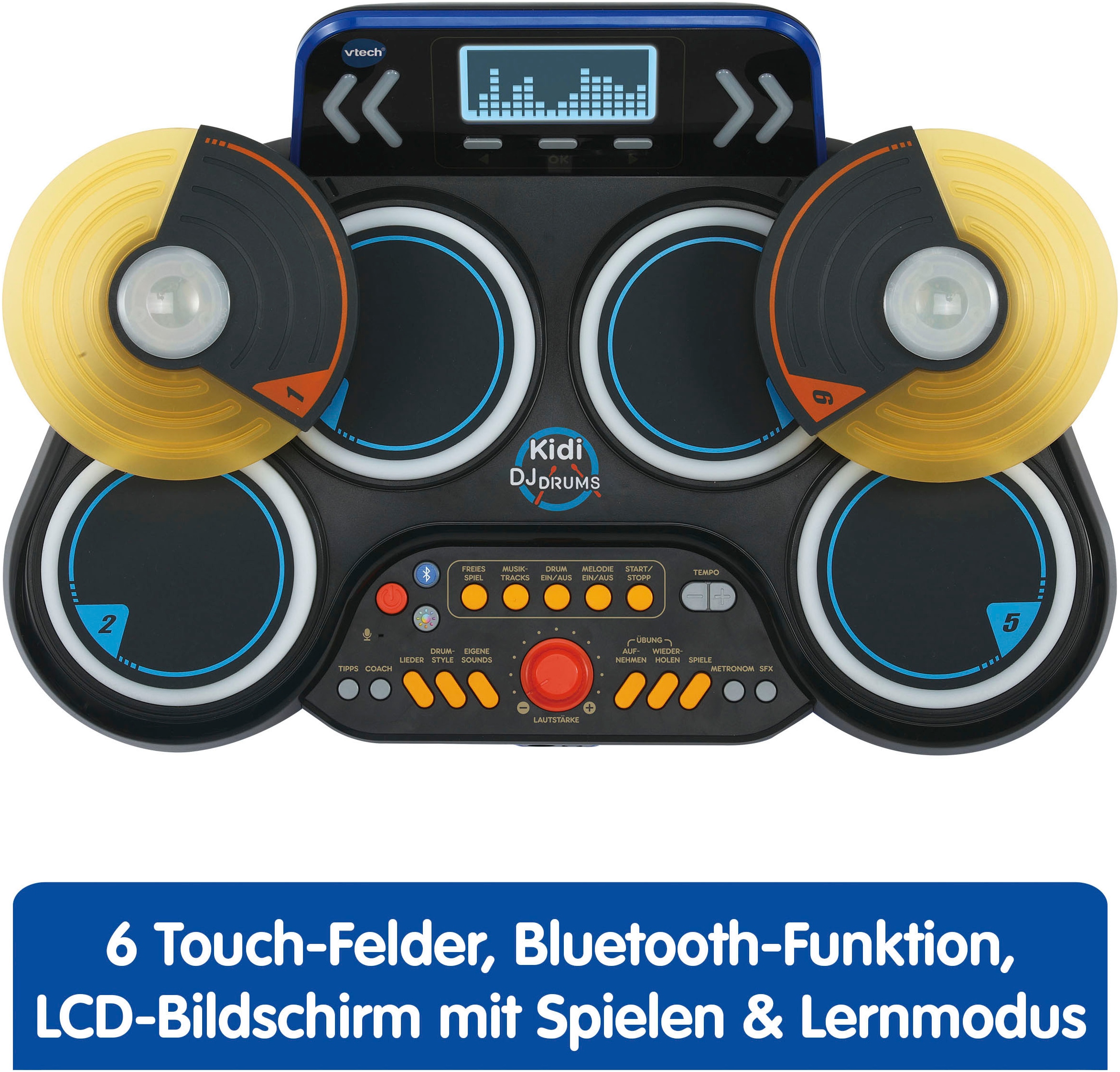 Vtech® Spielzeug-Musikinstrument »Kidi DJ Drums«, mit Bluetooth-Funktion