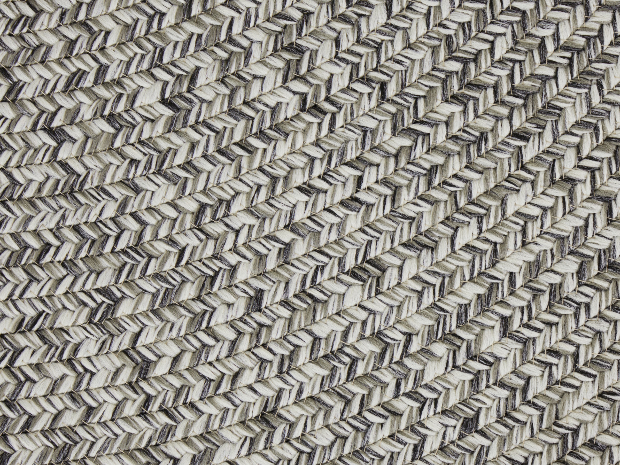NORTHRUGS Teppich »Trenzado«, rund, 10 mm Höhe, In- & Outdoor, Handmade-Look, Gewebt, Wetterfest, Balkon, Wohnzimmer