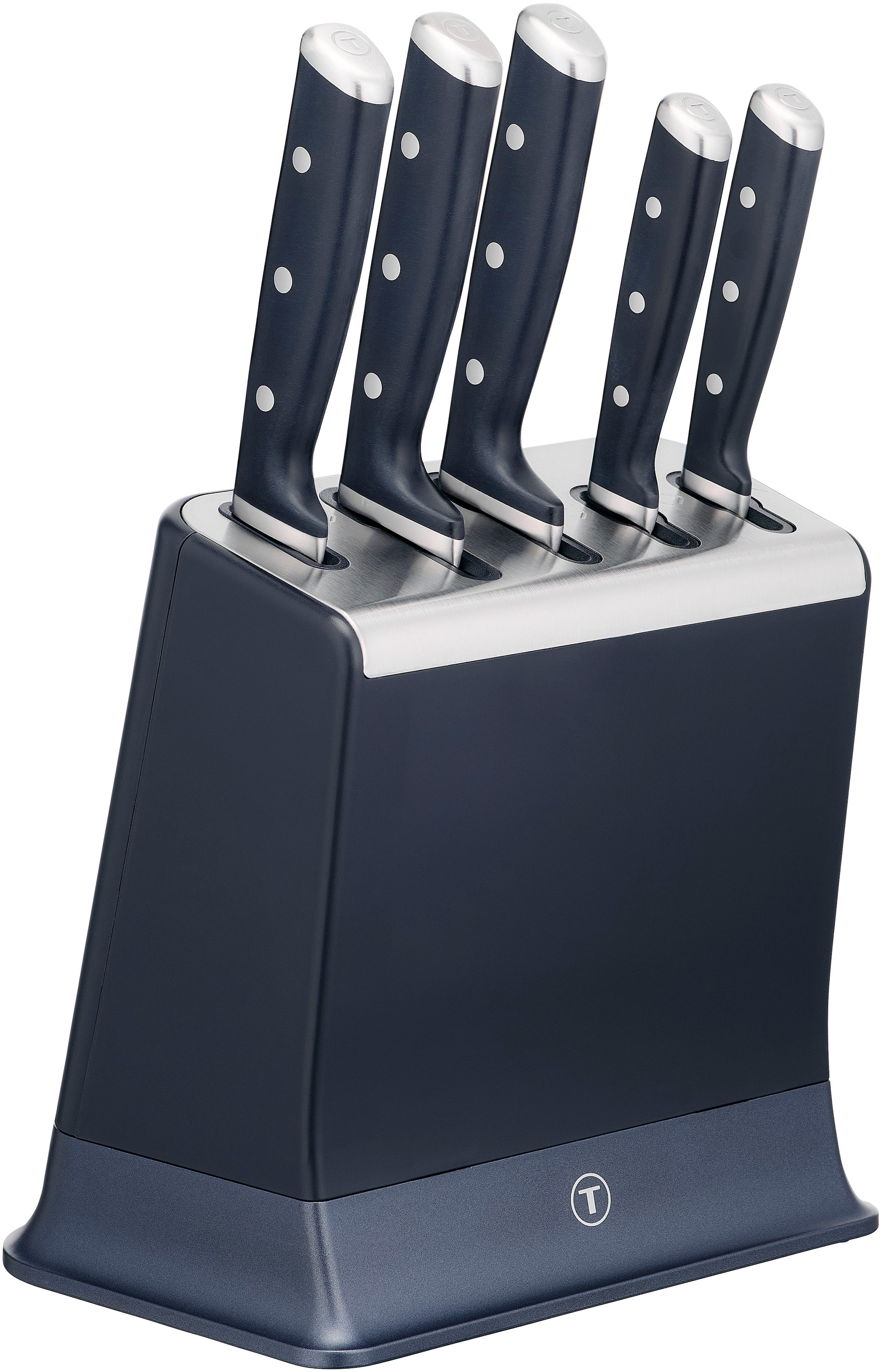 Tefal Messer-Set "EverSharp Pro" selbstschärfender Messerblock, Klinge aus deutschem Edelstahl