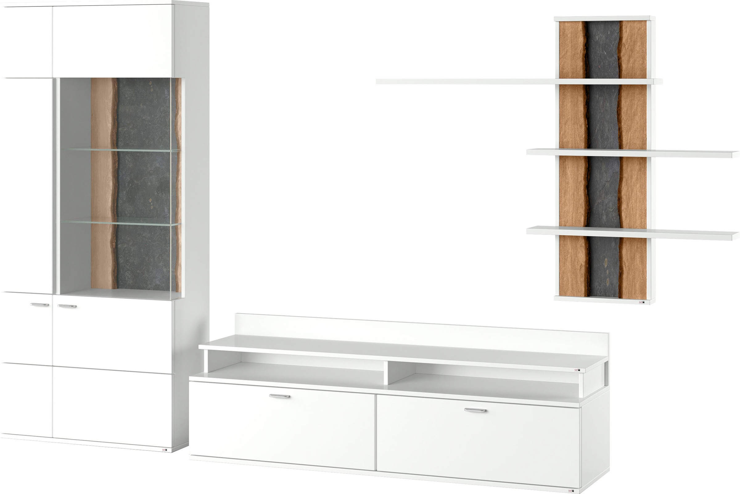 Thumbnail - set one by Musterring Wohnwand "TACOMA" Set, 4 Stk. tlg.