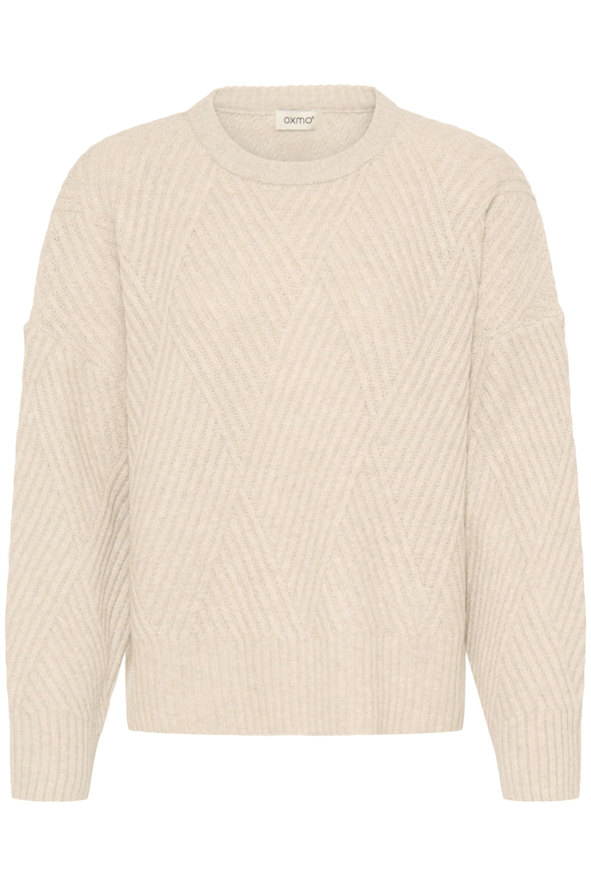 OXMO Strickfleece-Pullover "Strickpullover OXBomma"