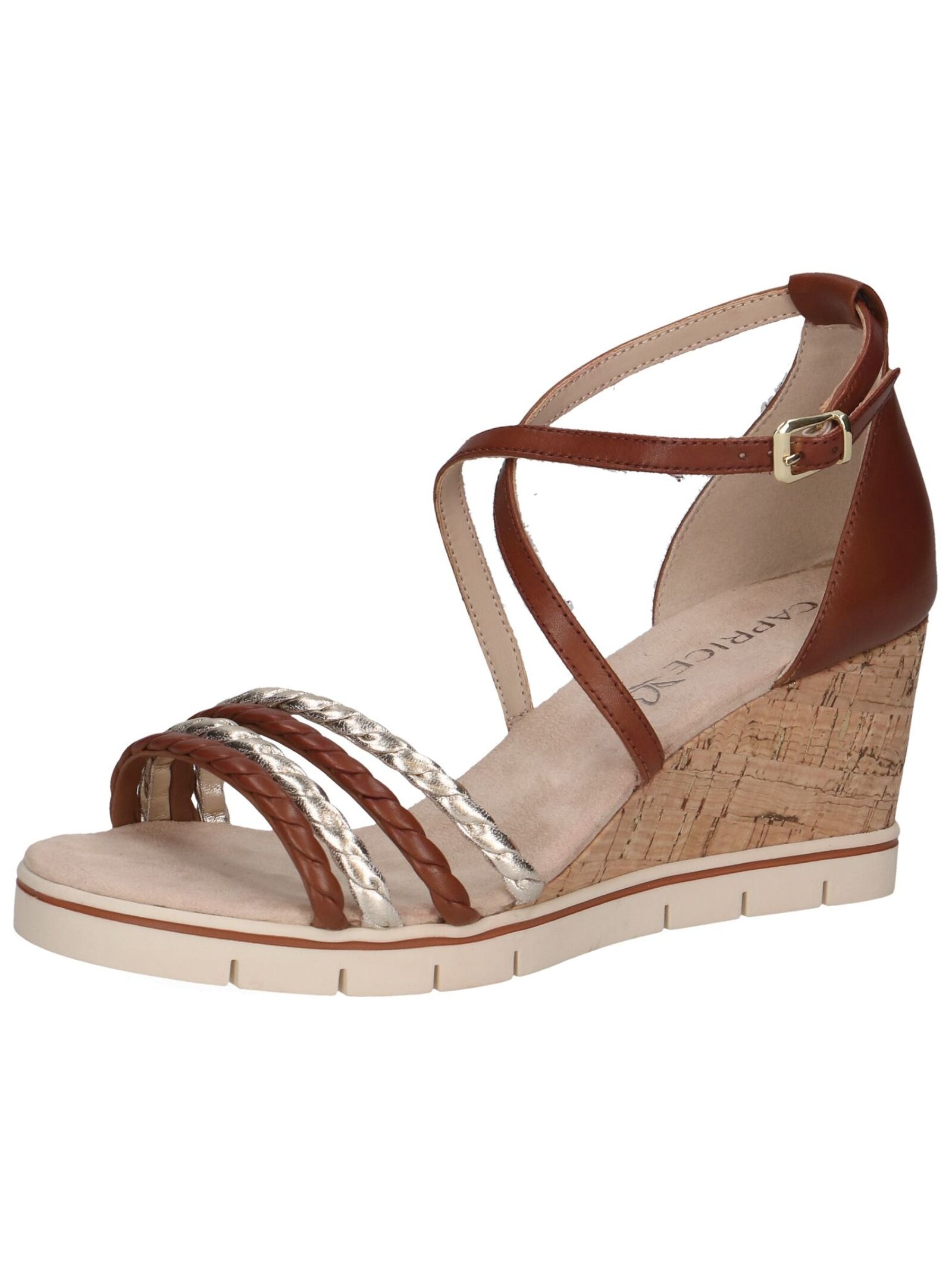 Caprice Keilsandalette "Caprice Sandalen Leder/Synthetik" günstig online kaufen
