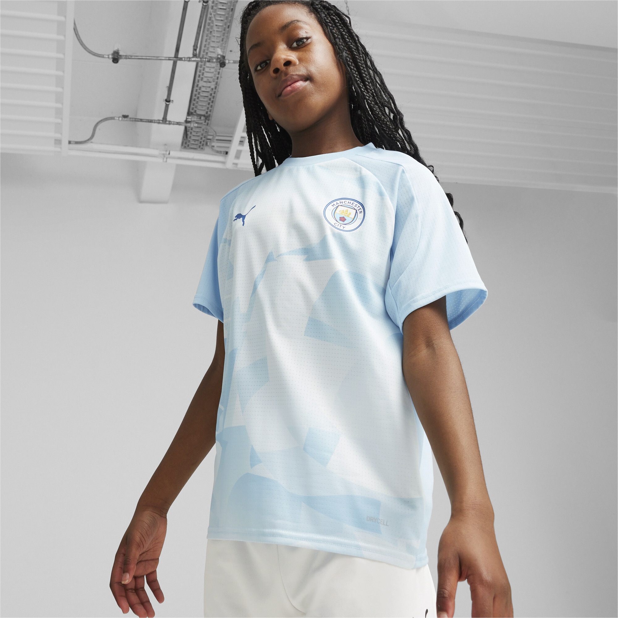 PUMA Trainingsshirt »Manchester City Aufwärmtrikot Jugendliche«