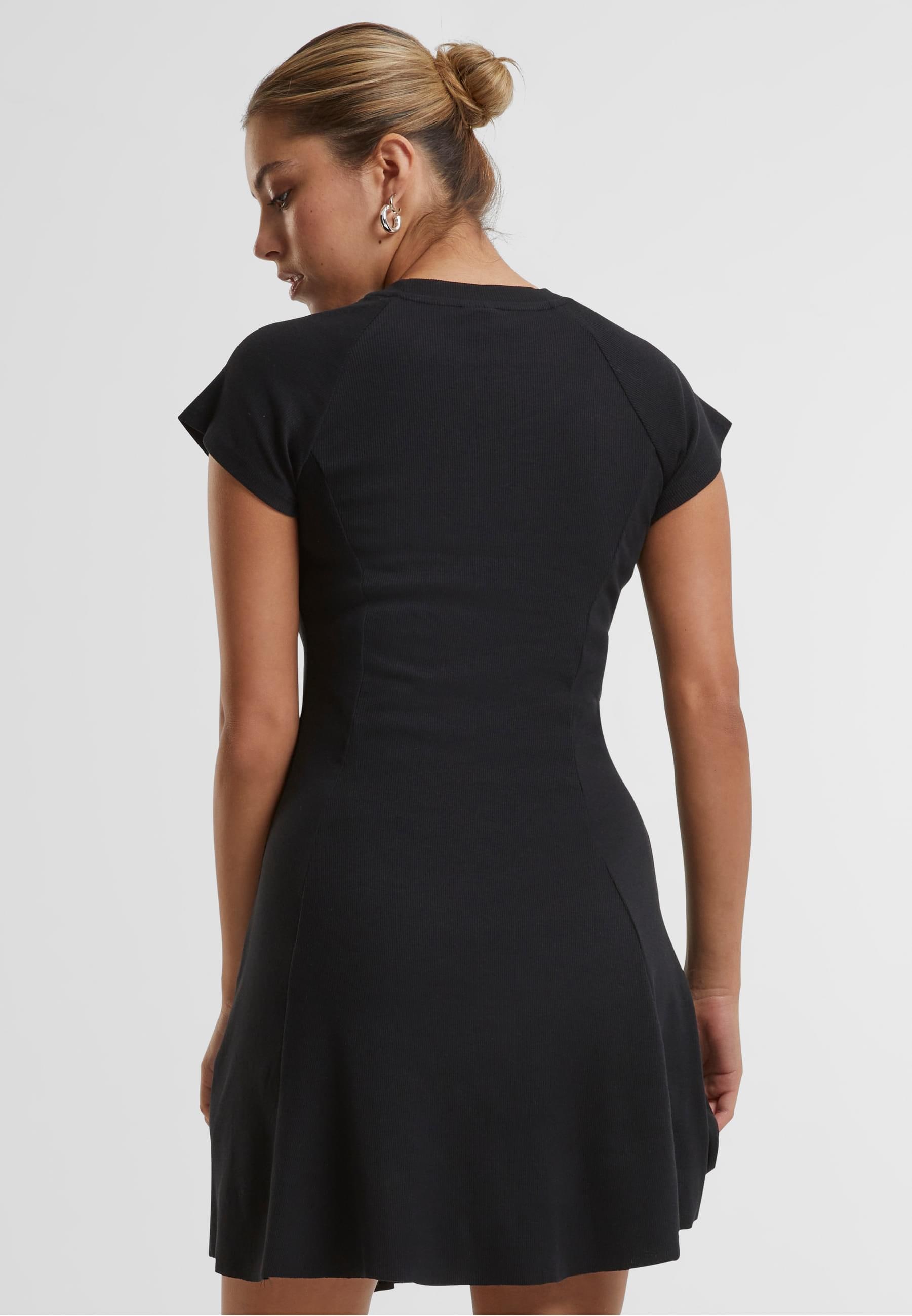 URBAN CLASSICS Shirtkleid »Urban Classics Damen Ladies Skater Rib Dress«, (1 tlg.)