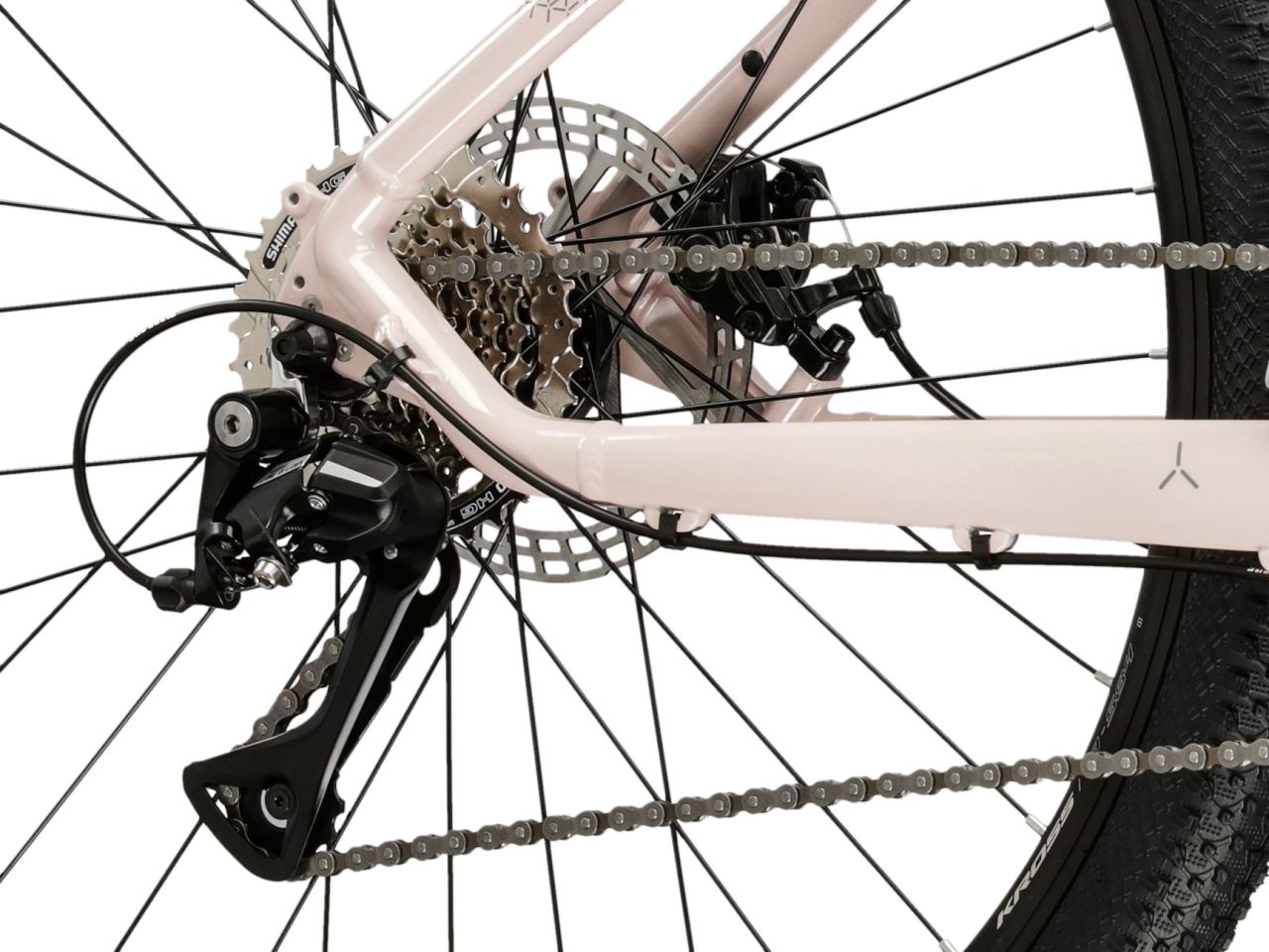 Kross Mountainbike »KROSS Mountainbike Hardtail 27,5" LEA 3.0 rosa 16 Gänge« 16 Gang Shimano ACERA M3020 Schaltwerk Kettenschaltung