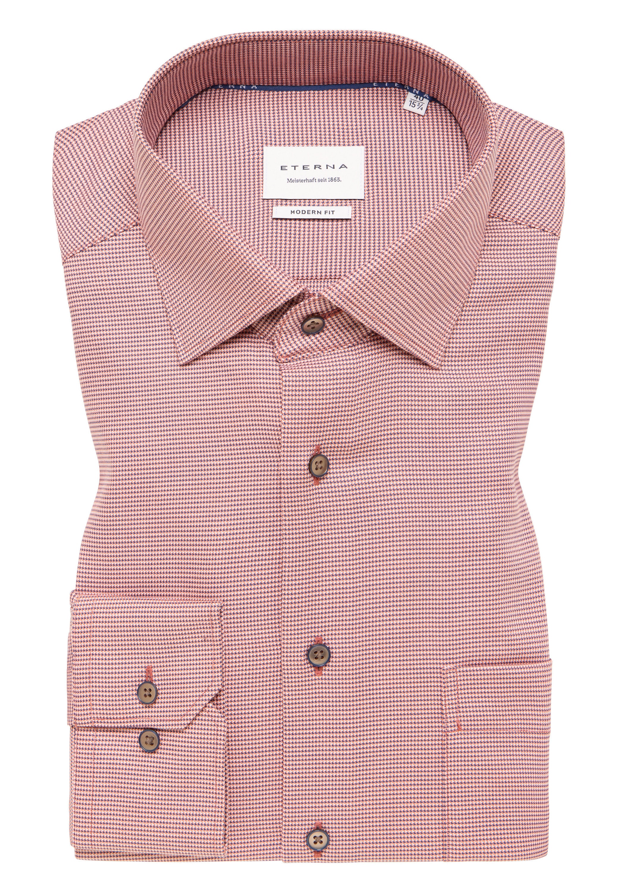 Eterna Langarmhemd »MODERN FIT«, NON IRON (bügelfrei)