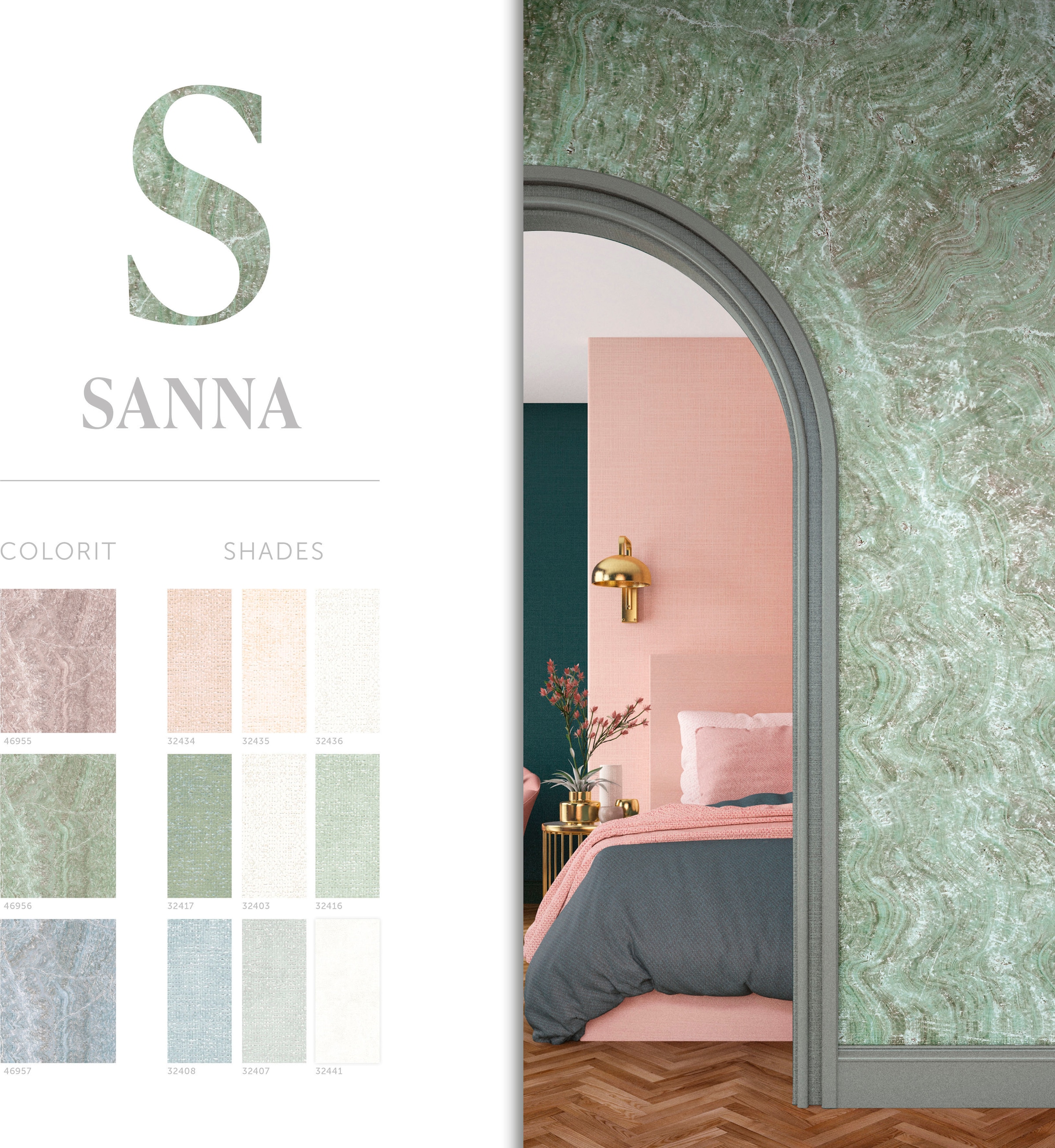 Marburg Fototapete »Sanna«, matt, moderne Tapete für Wohnzimmer Schlafzimmer Küche
