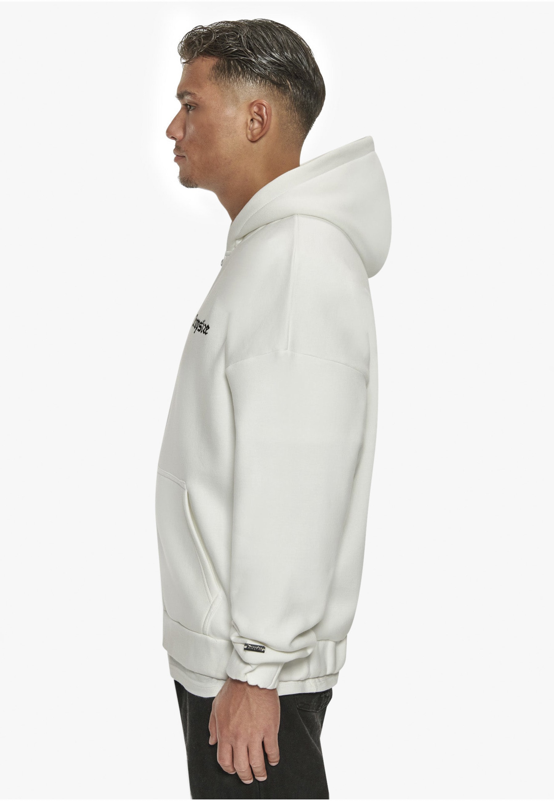 Dropsize Kapuzensweatshirt »Dropsize Herren Super Heavy Oversize Blank Zip Hoodie«, 1
