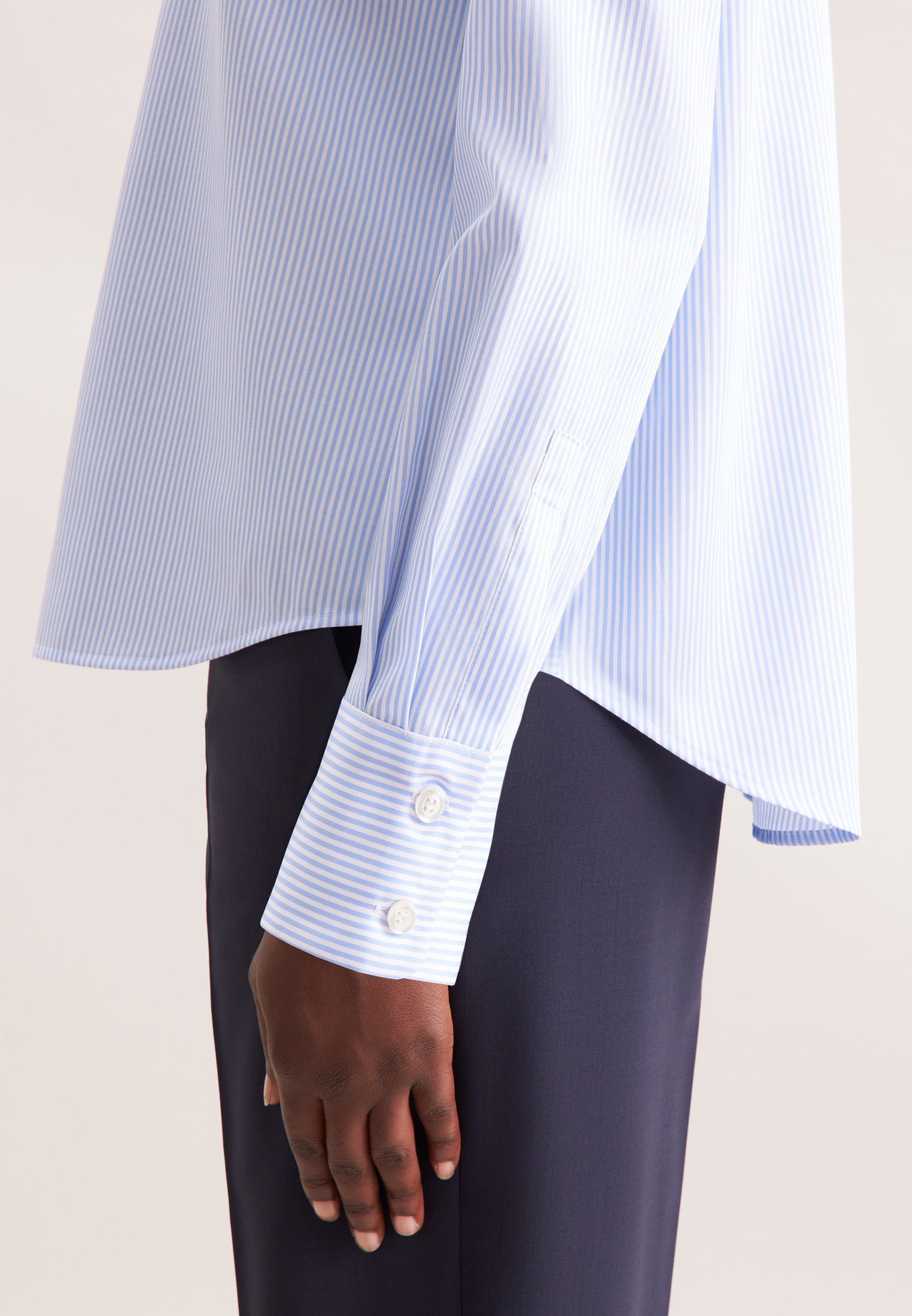 seidensticker Hemdbluse 1/1 Kragen Gestreift