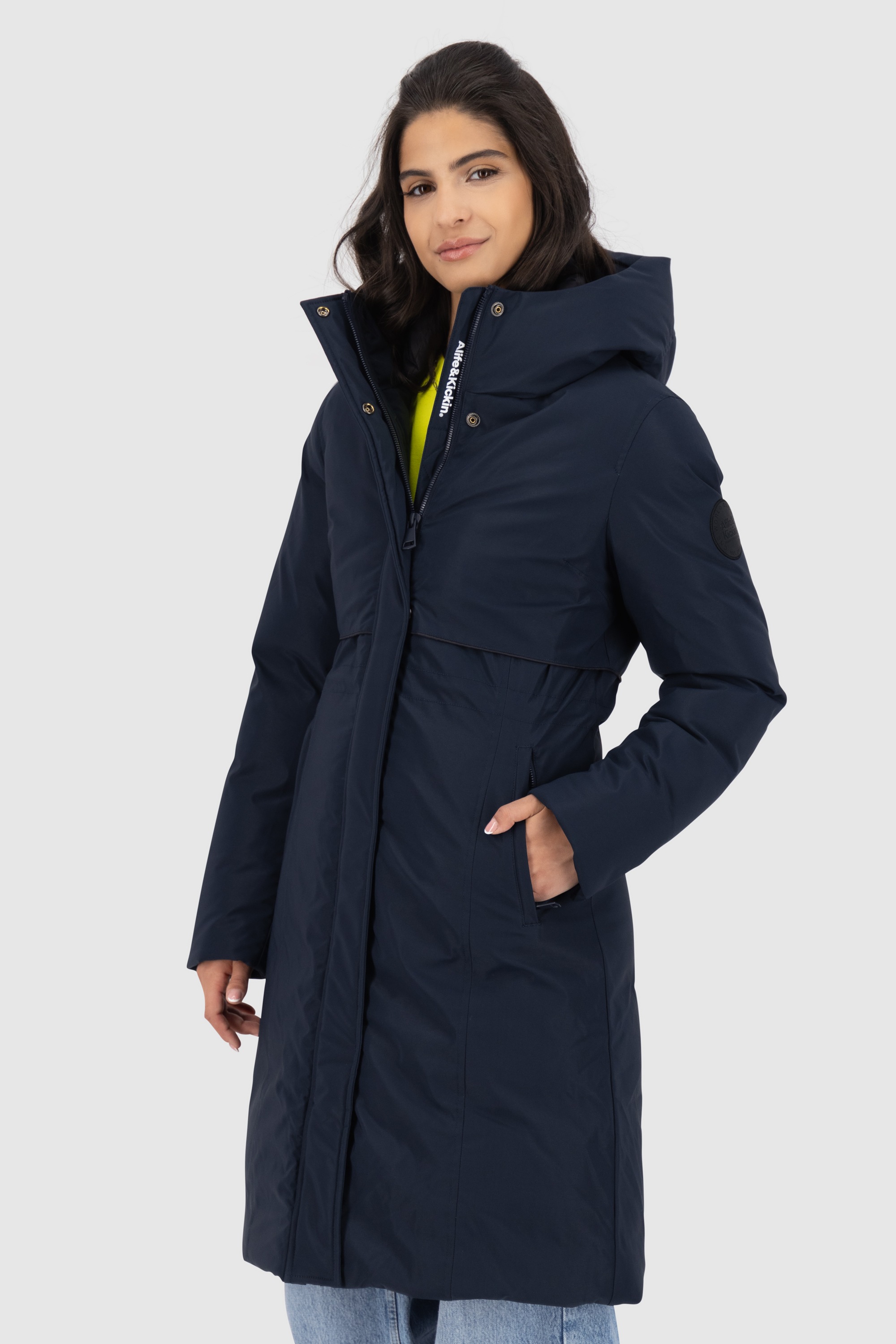 Alife & Kickin Steppjacke "Damen CarsynAK A", mit Kapuze, Wintermantel mit günstig online kaufen