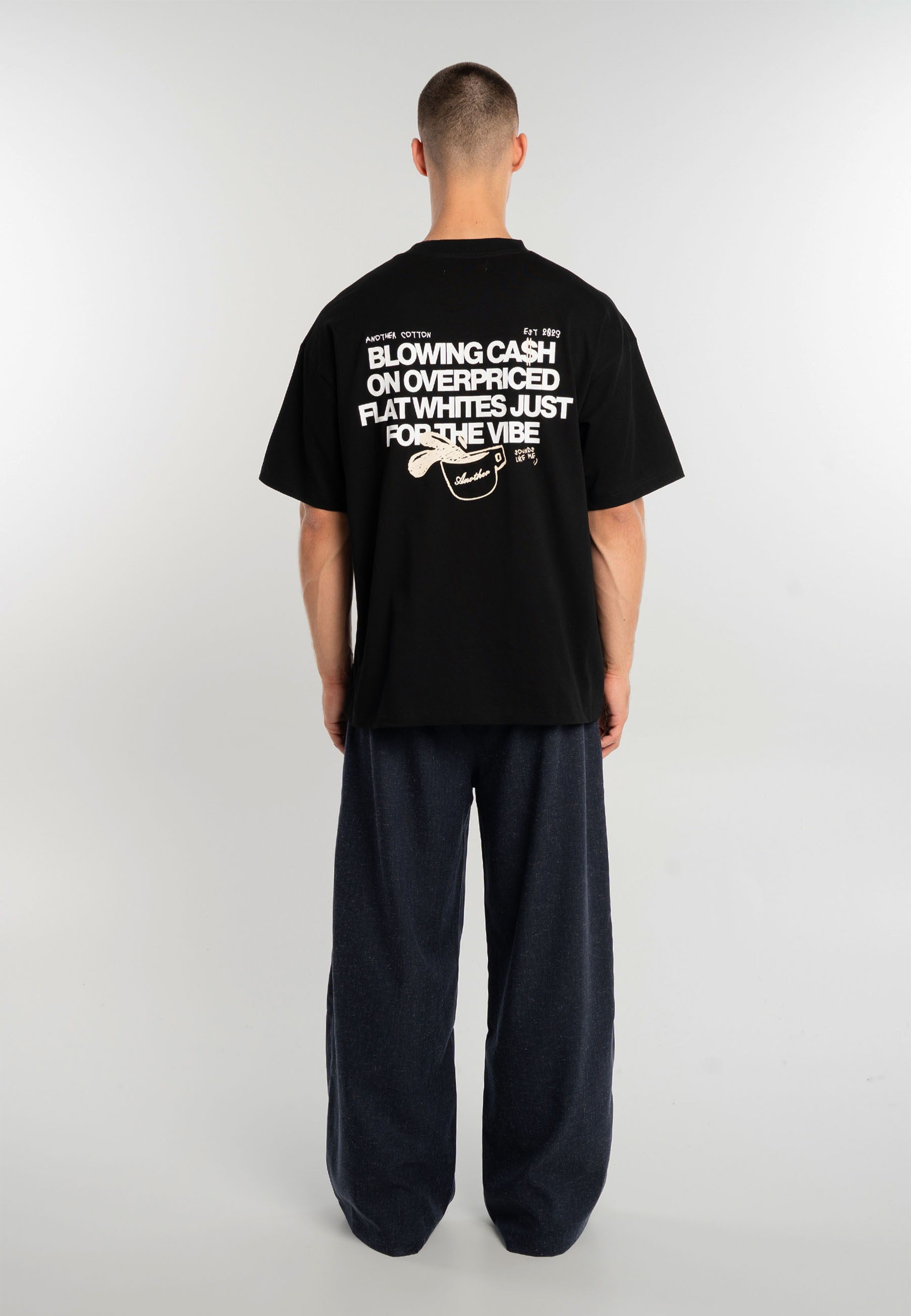 Another Cotton Lab T-Shirt »Another Cotton Lab Overpriced Flat Whites T-Shirt« 1