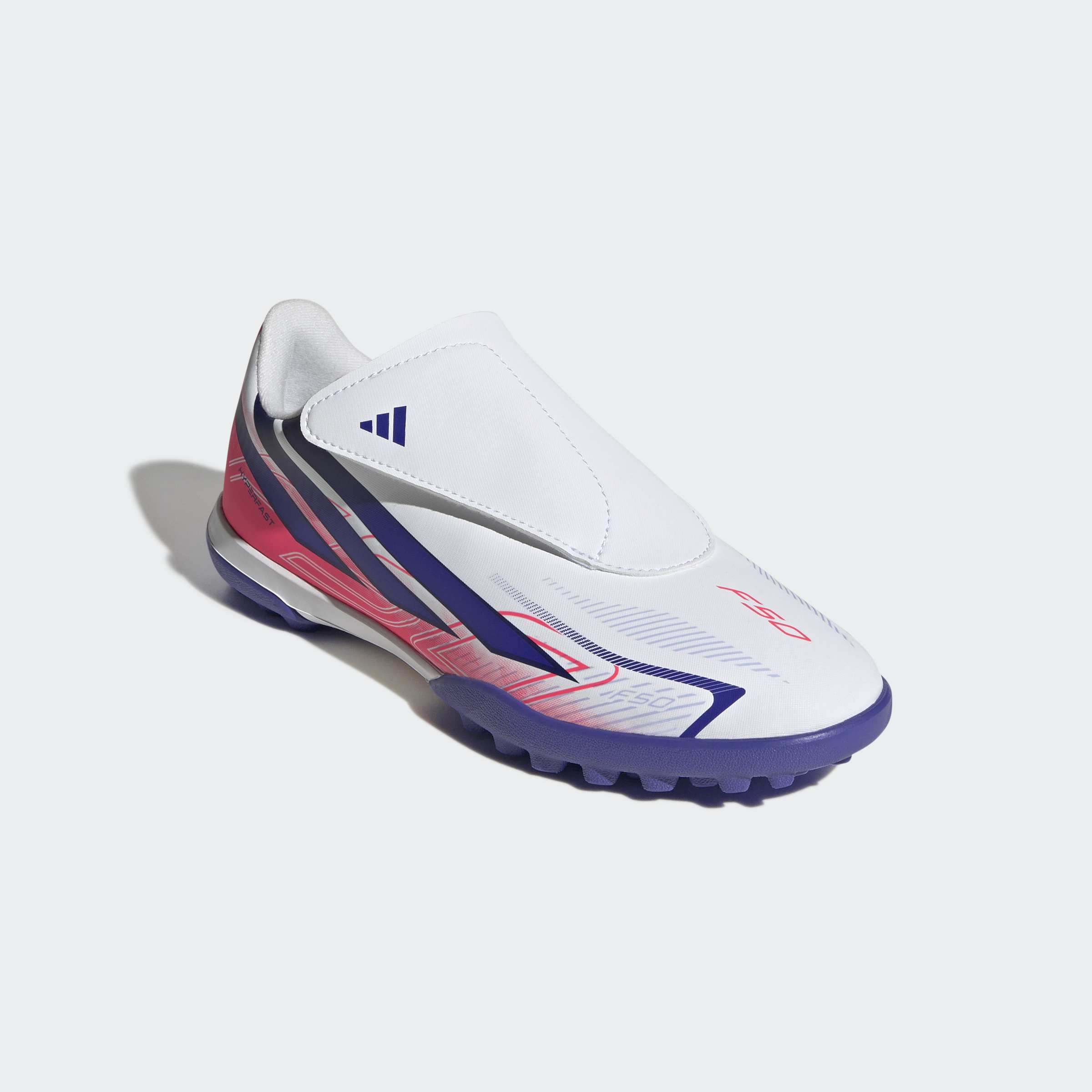 adidas Performance Fußballschuh "F50 HYPERFAST CLUB KIDS, HYBRIDRASEN, KLETTVERSCHLUSS" für Kinder & Jugendliche