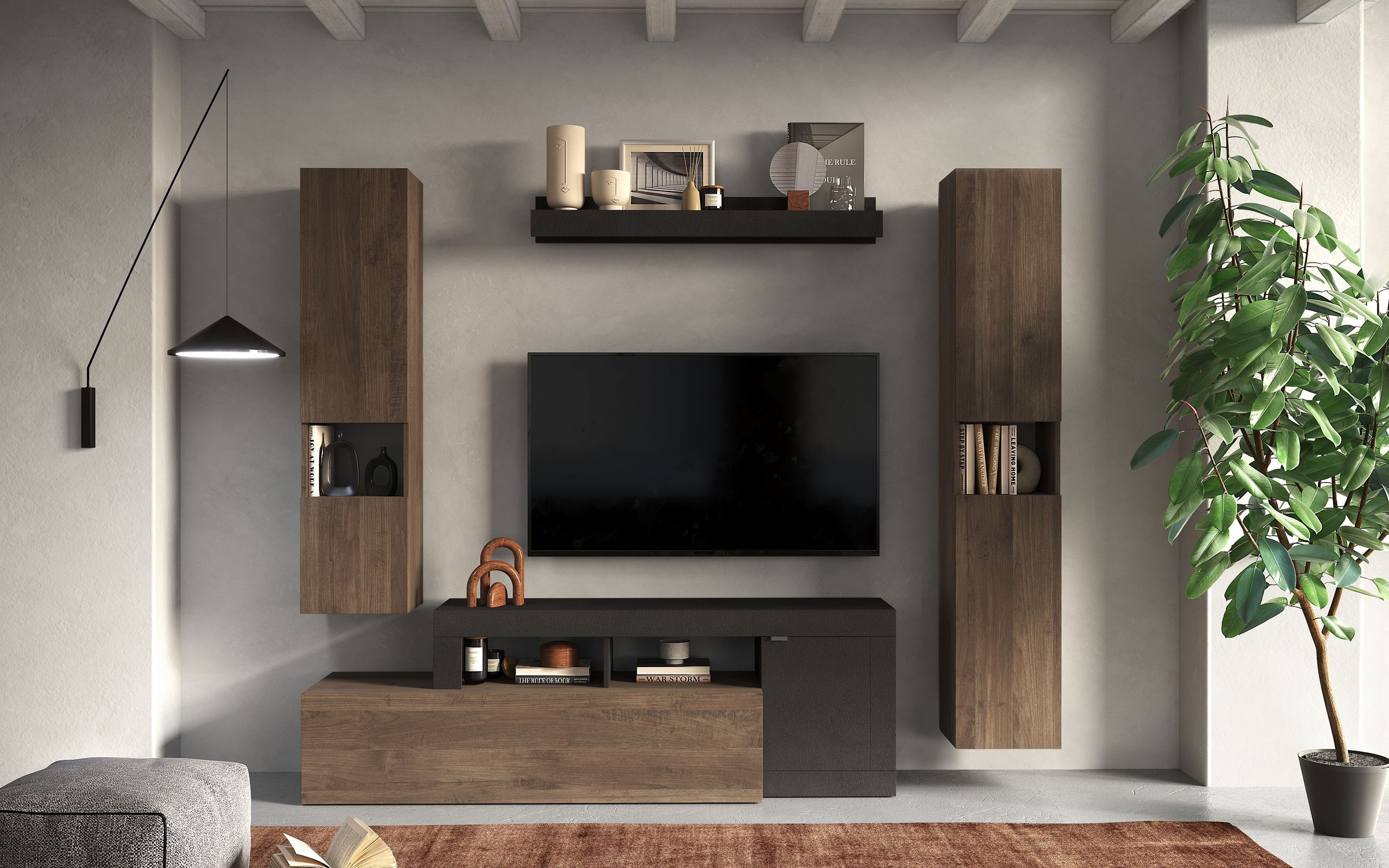 Home affaire Wohnwand "Freedom" 4 Stk. tlg. günstig online kaufen