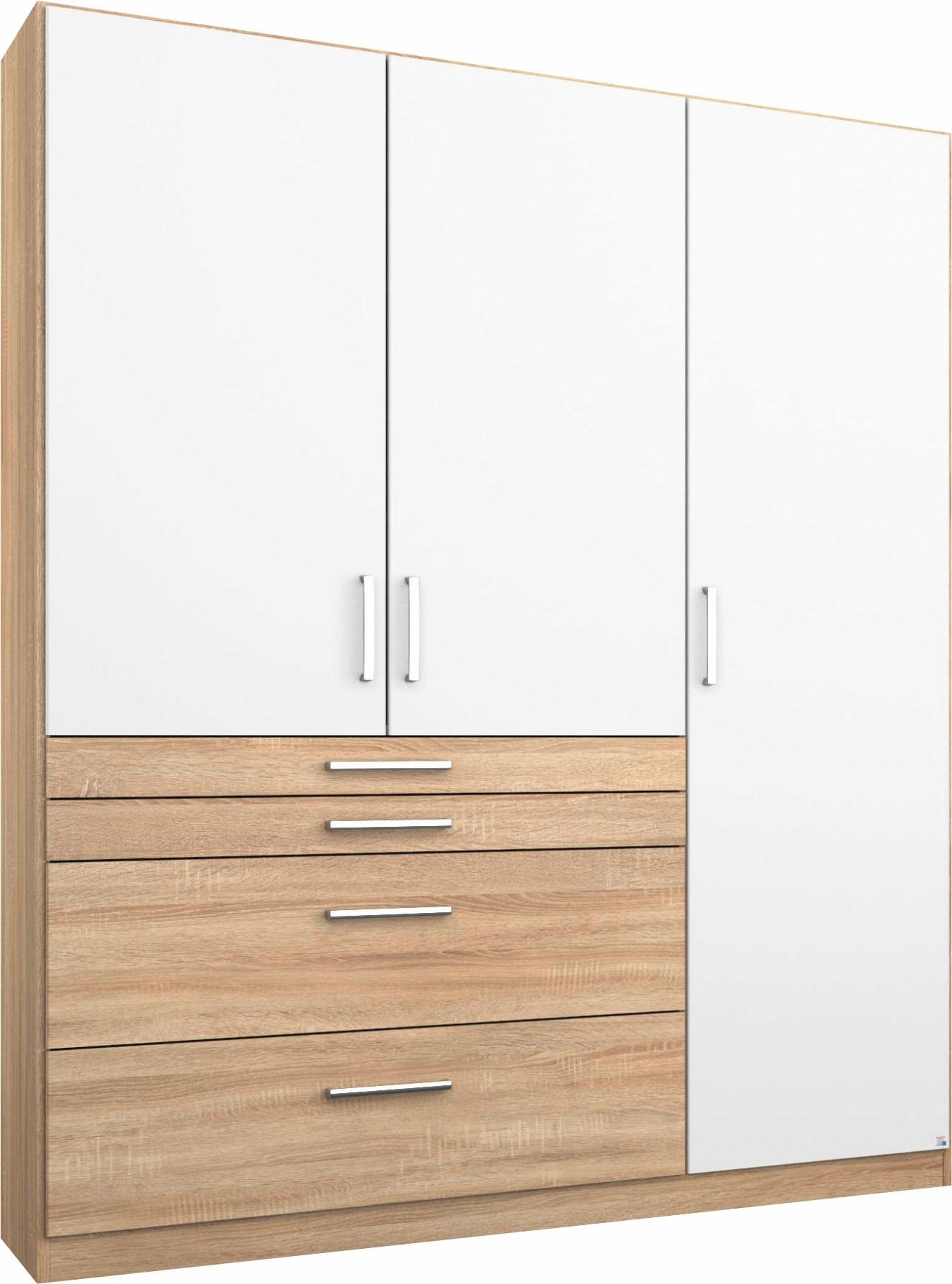 rauch Kleiderschrank "Harburg Drehtürenschrank Schlafzimmerschrank mit viel Stauraum" oberste Schublade mit praktischer Facheinteilung MADE IN GERMANY