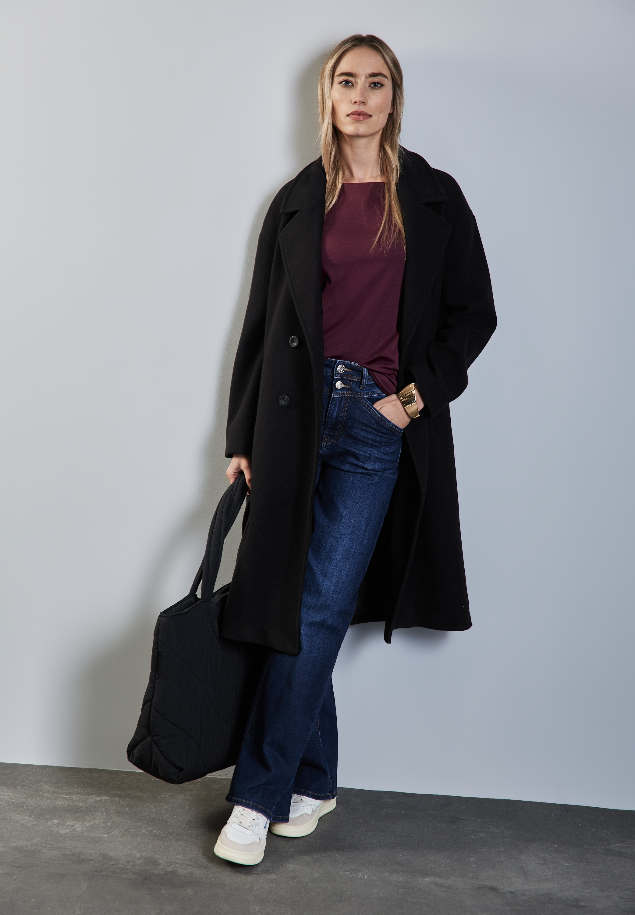 STREET ONE T-Shirt »Style Lanea«, mit U-Boot Ausschnitt