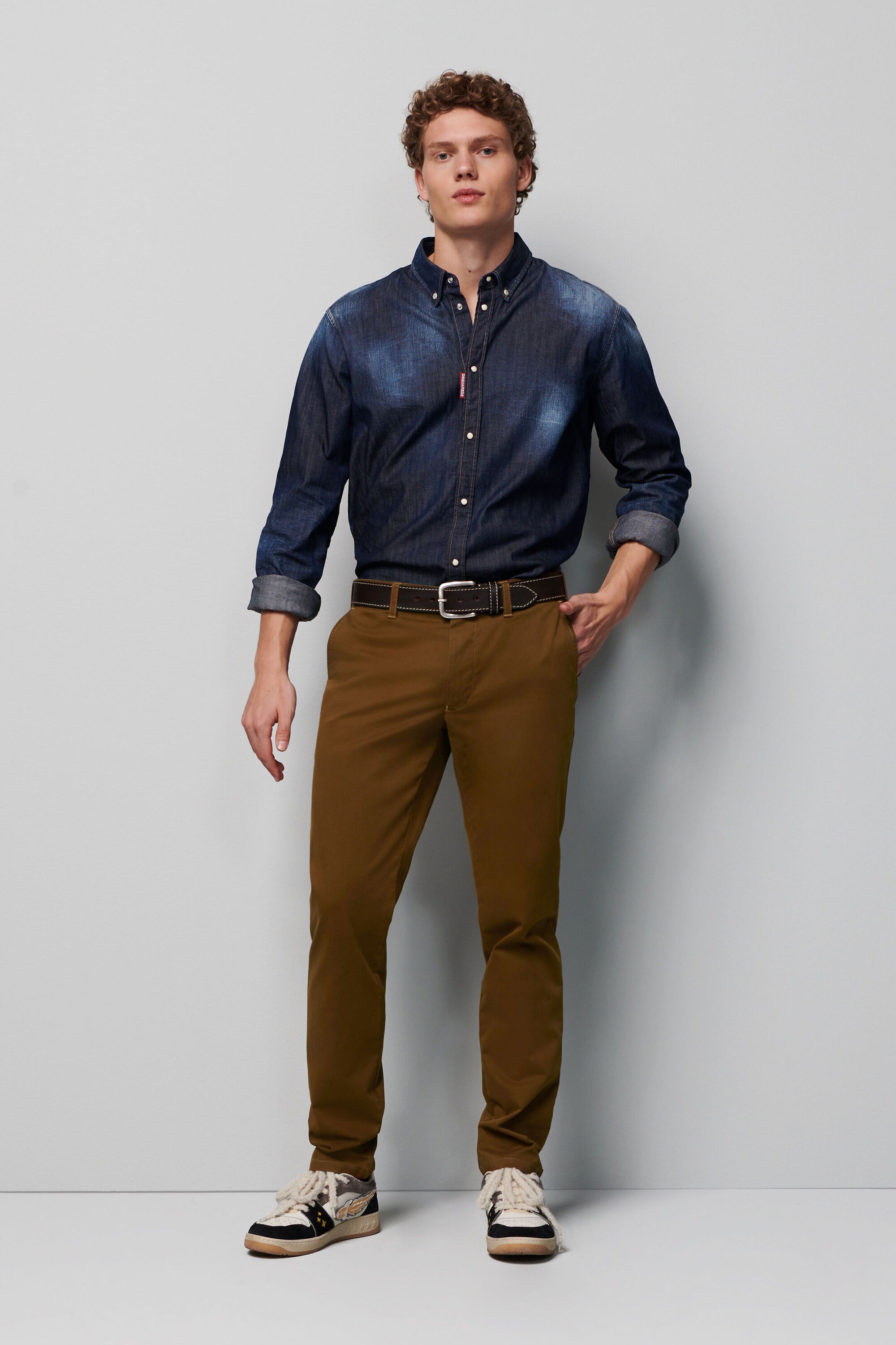 MEYER Chinos »M5 Chino«, im unifarbenen Design