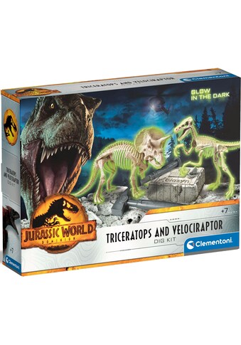 Clementoni® Experimentierkasten »Jurassic World 3, Ausgrabungs-Set Triceratops &... kaufen