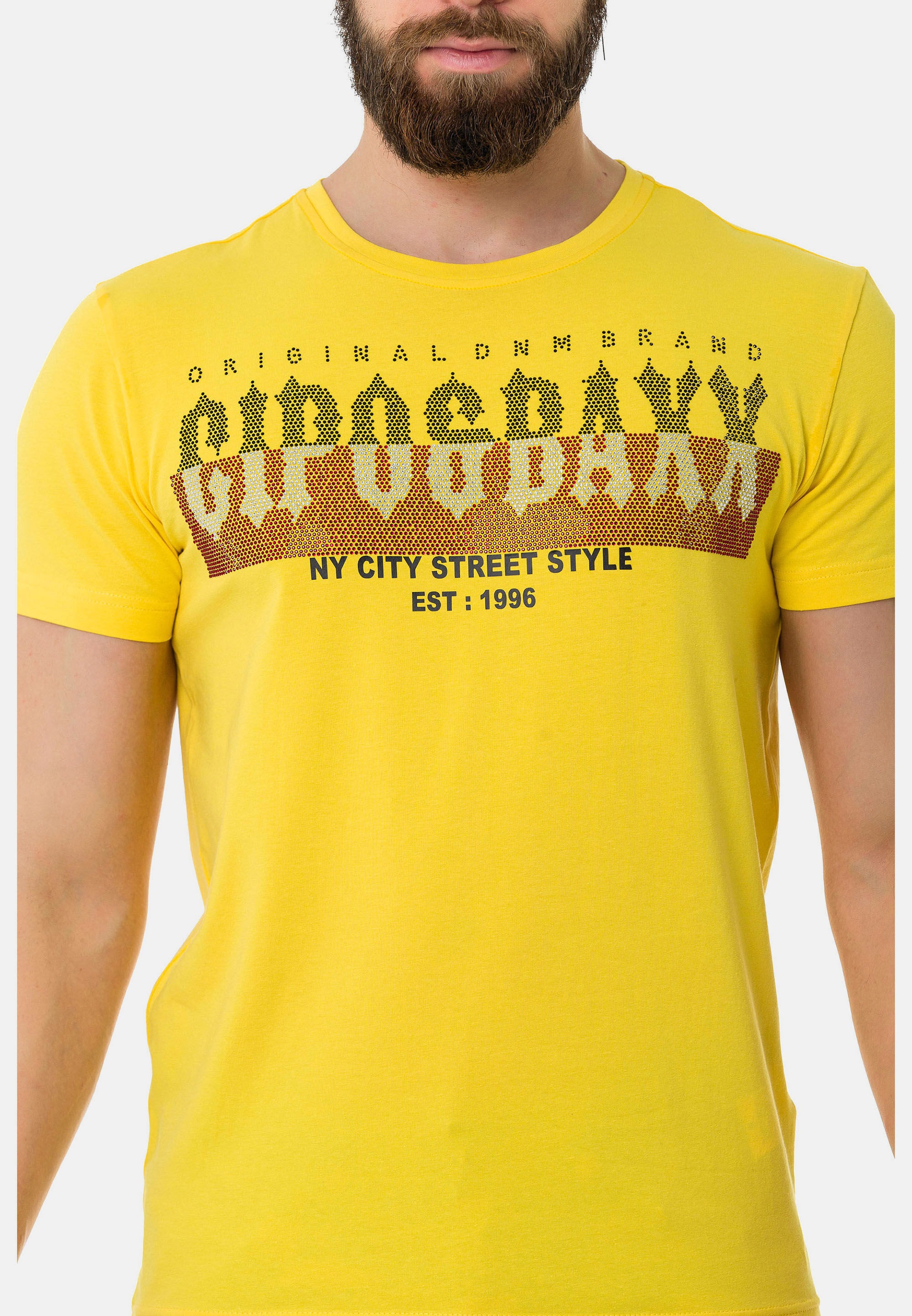 Cipo & Baxx T-Shirt »T-Shirt«, mit markantem Print
