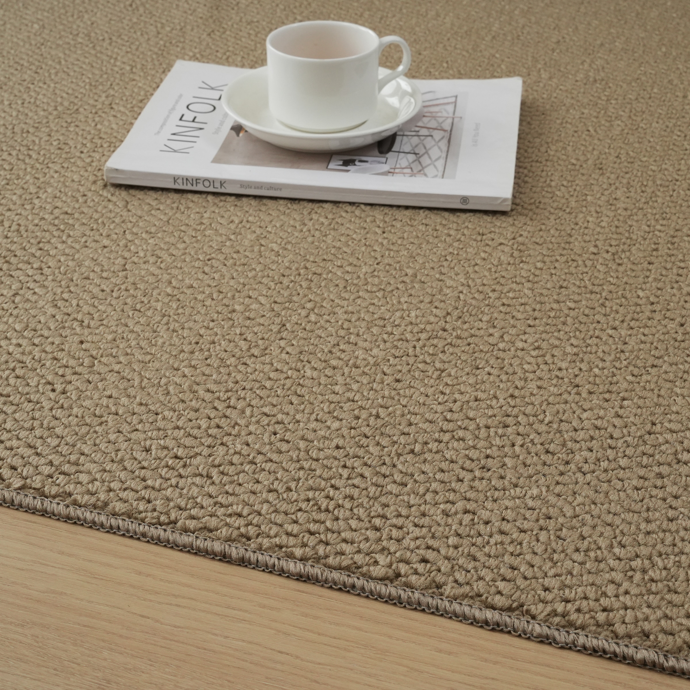 OTTO home Teppich »Lilia« rechteckig 5 mm Höhe Sisal-Optik, uni, waschbar, Wohnzimmer, Schlafzimmer, Esszimmer