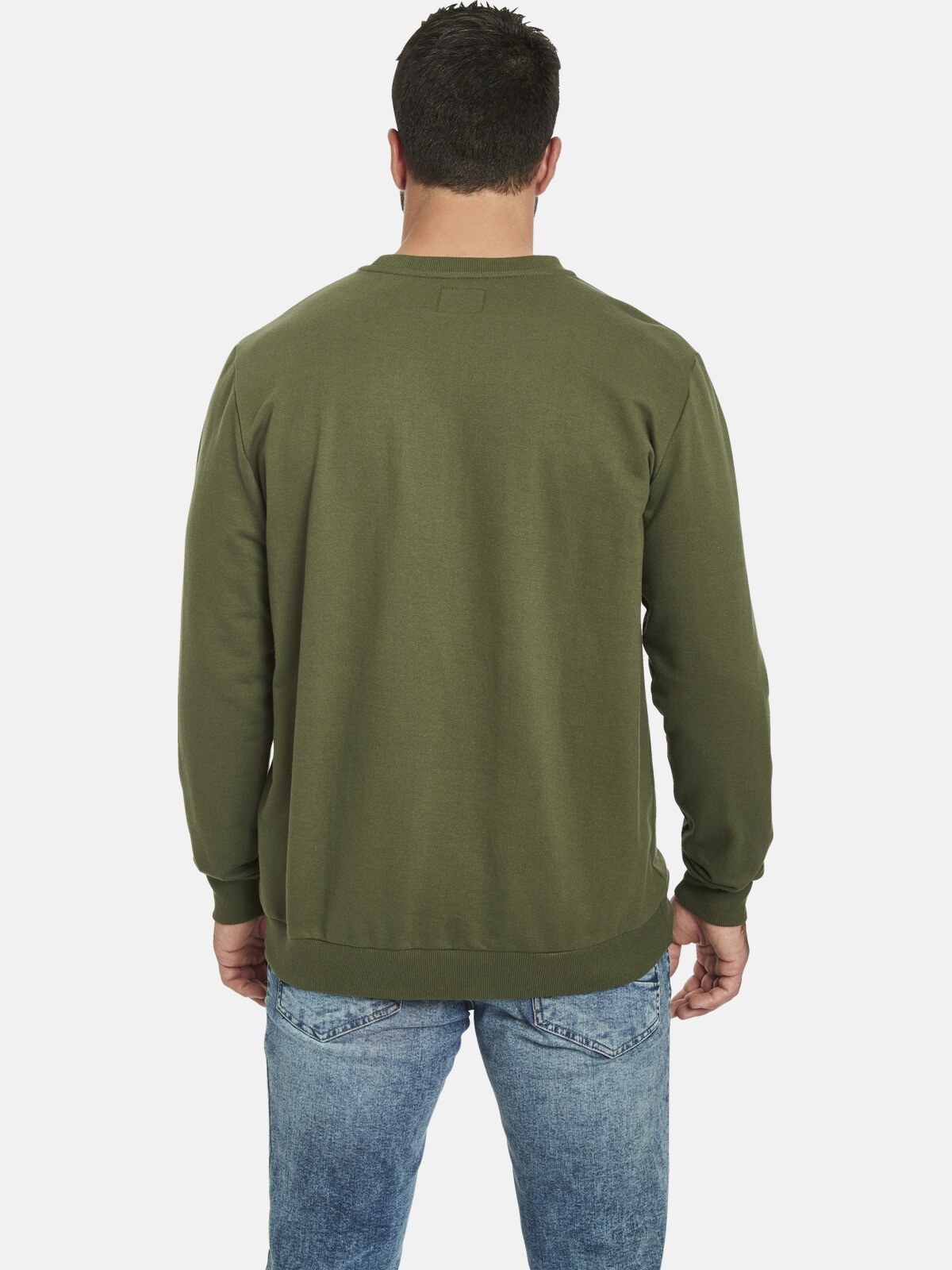 Jan Vanderstorm Sweatshirt »Doppelpack Sweatshirt HOLDGER«, (2 tlg.), mit elastischem Saumbund