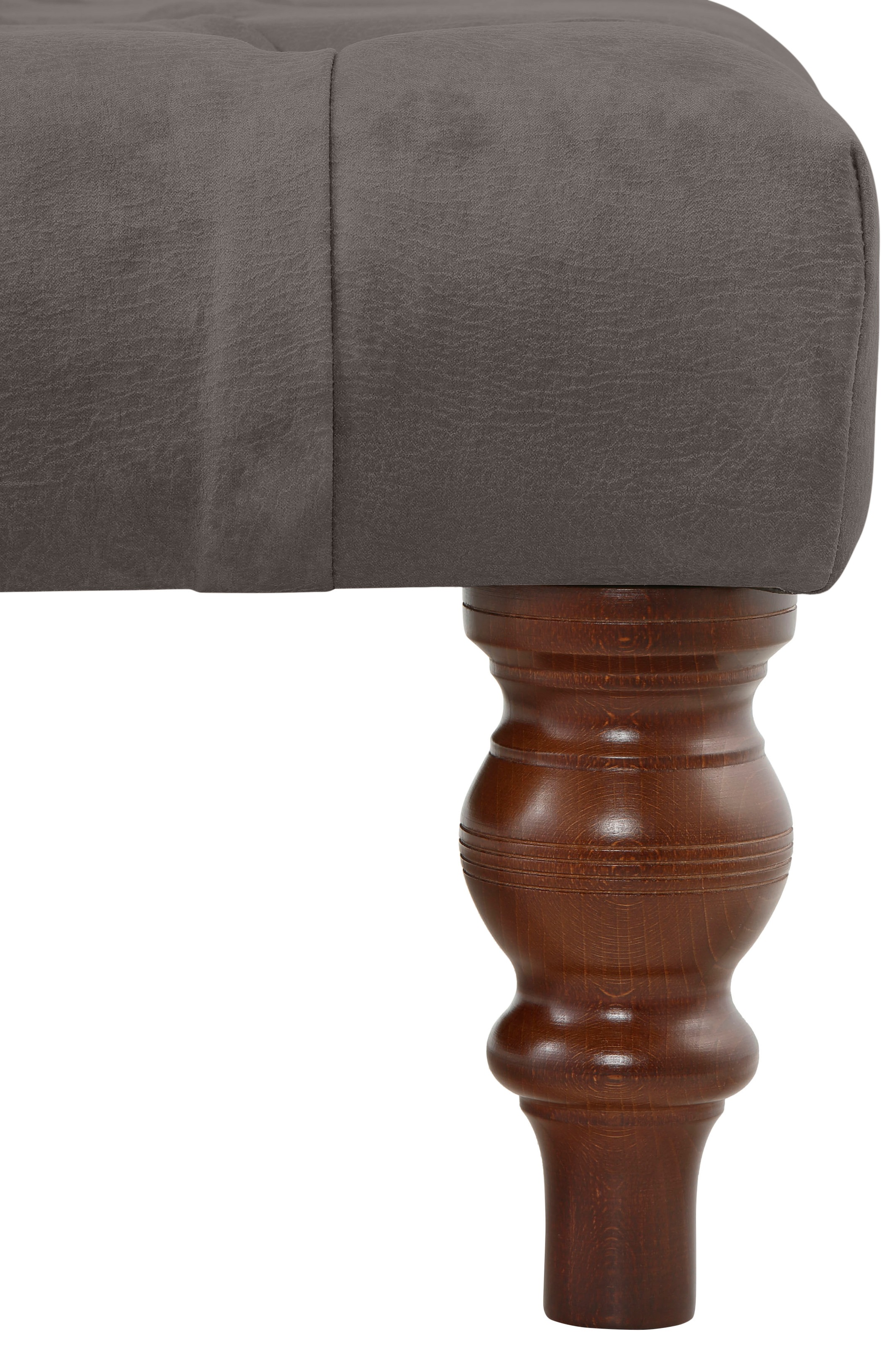 Home affaire Polsterhocker »Chesterfield« mit Knopfheftung , auch in Leder