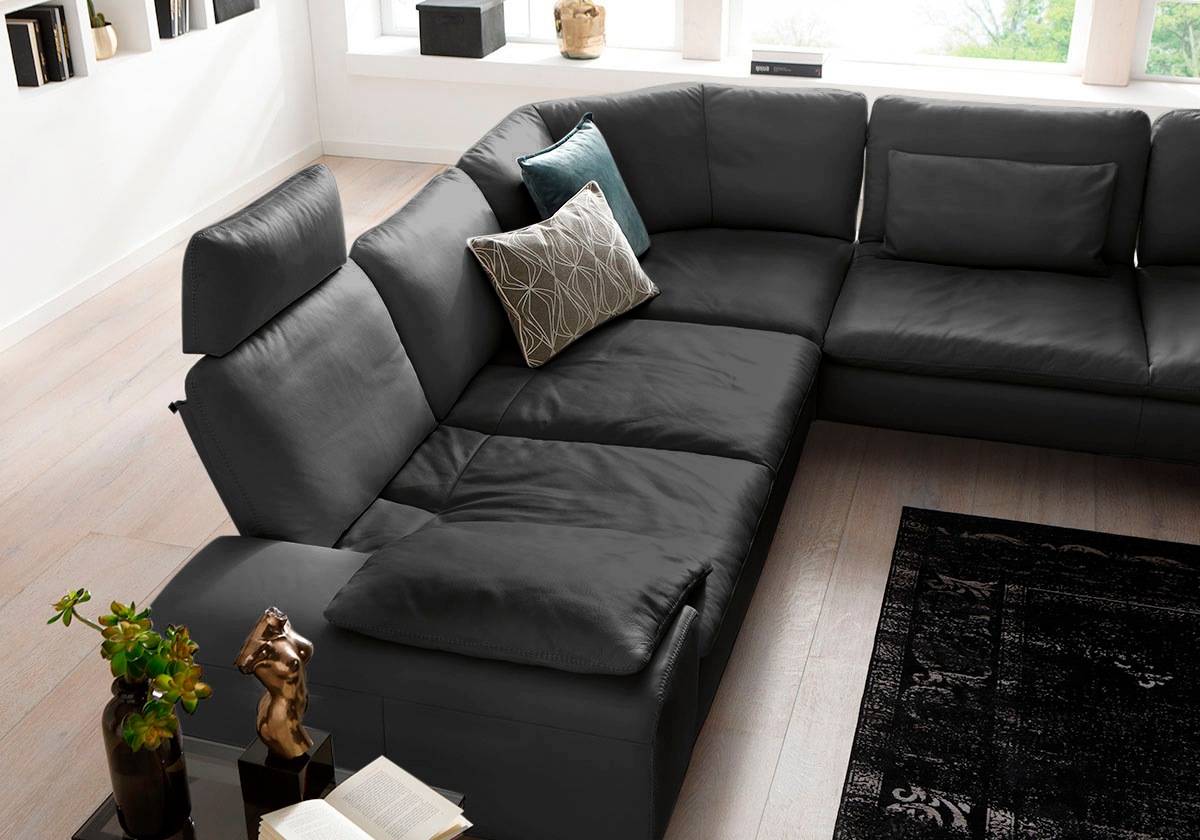 W.SCHILLIG Ecksofa "valentinoo, Designsofa, elegant und bequem, L-Form" mit günstig online kaufen
