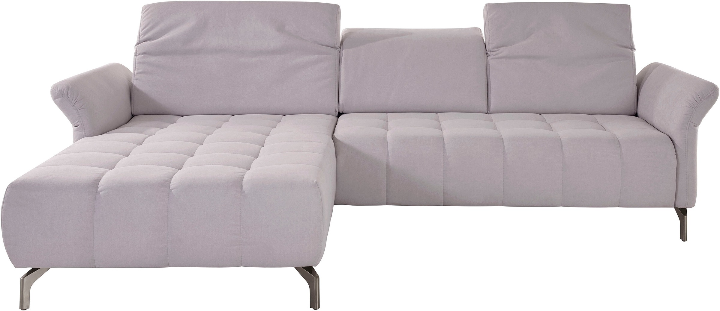 Home affaire Ecksofa "Fresh L-Form" Federkern, wahlweise Kopfteilverstellun günstig online kaufen