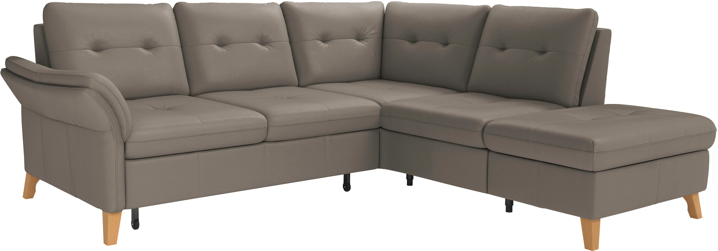 sit&more Ecksofa »Göteborg«, inkl. Sitztiefenverstellung, wahlweise mit Bettfunktion & Bettkasten