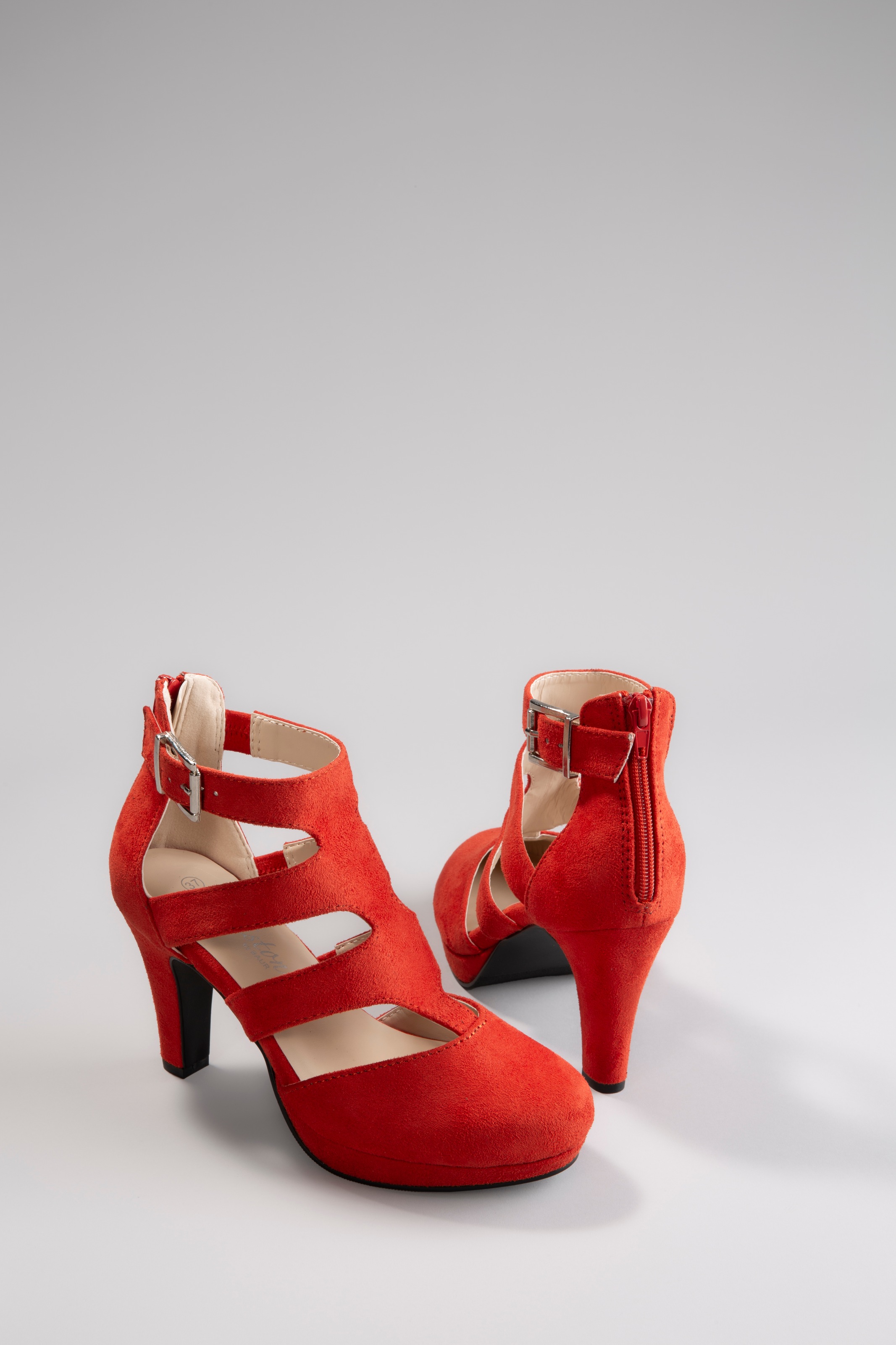 Aniston SHOES Sandalette Sandale, Sommerschuh, Abendschuh mit Fersenreißverschluss