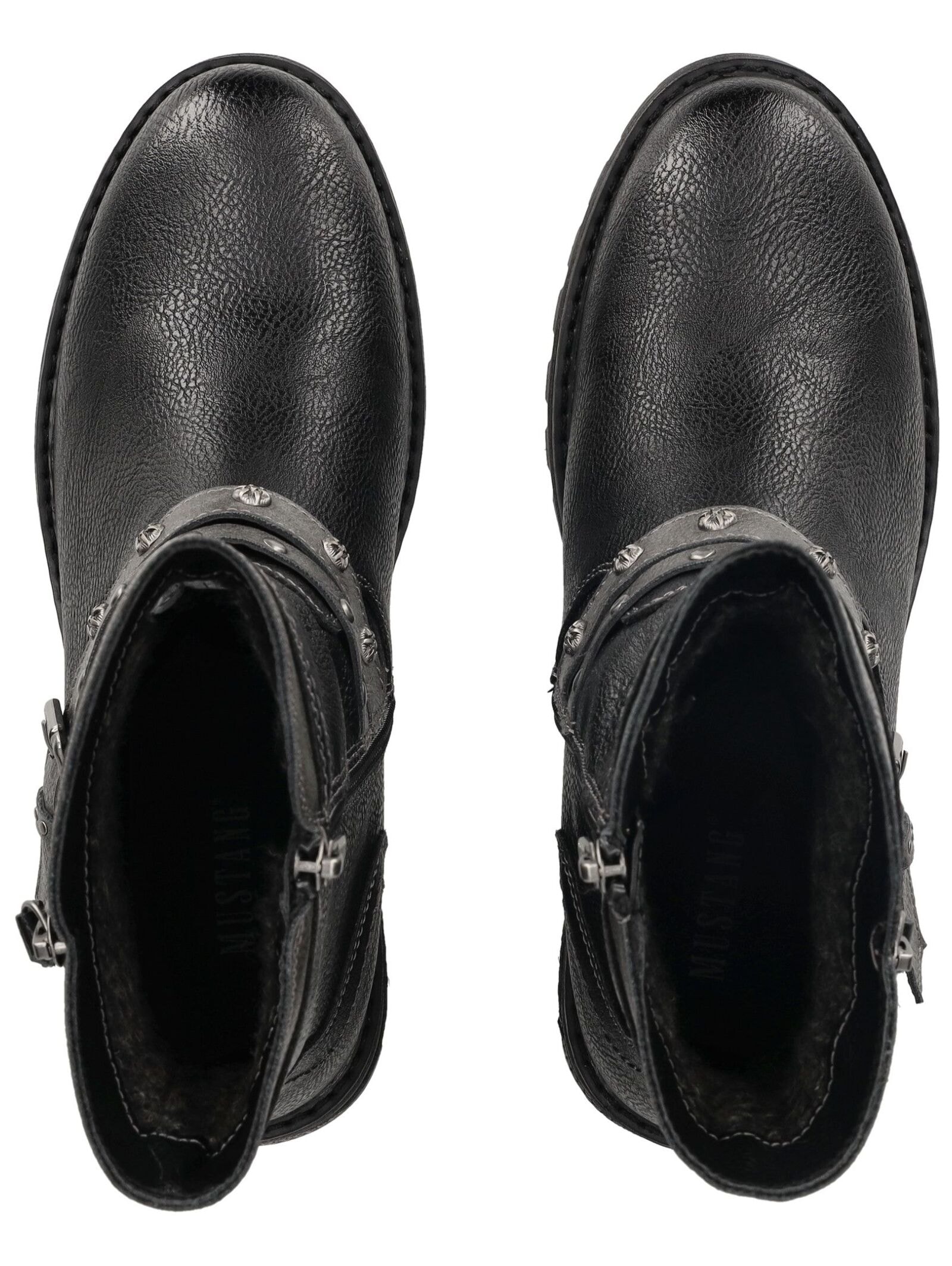 Mustang Shoes Bikerboots »Mustang Shoes Stiefelette Lederimitat«