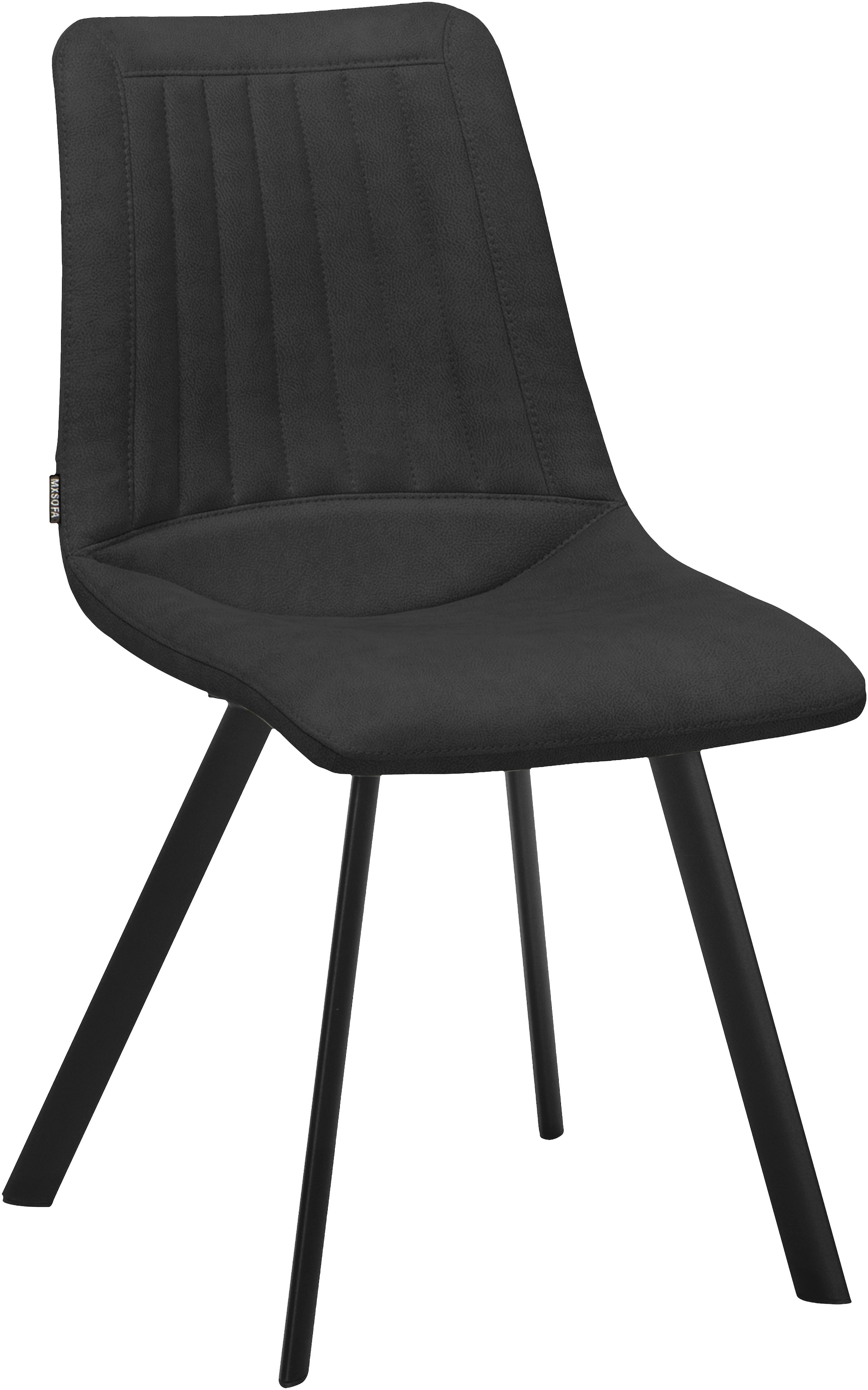 OMG Design Esszimmerstuhl »Pluto«, (Set), 1 St., Stoff, pflegeleichte Microfaser, Lederoptik