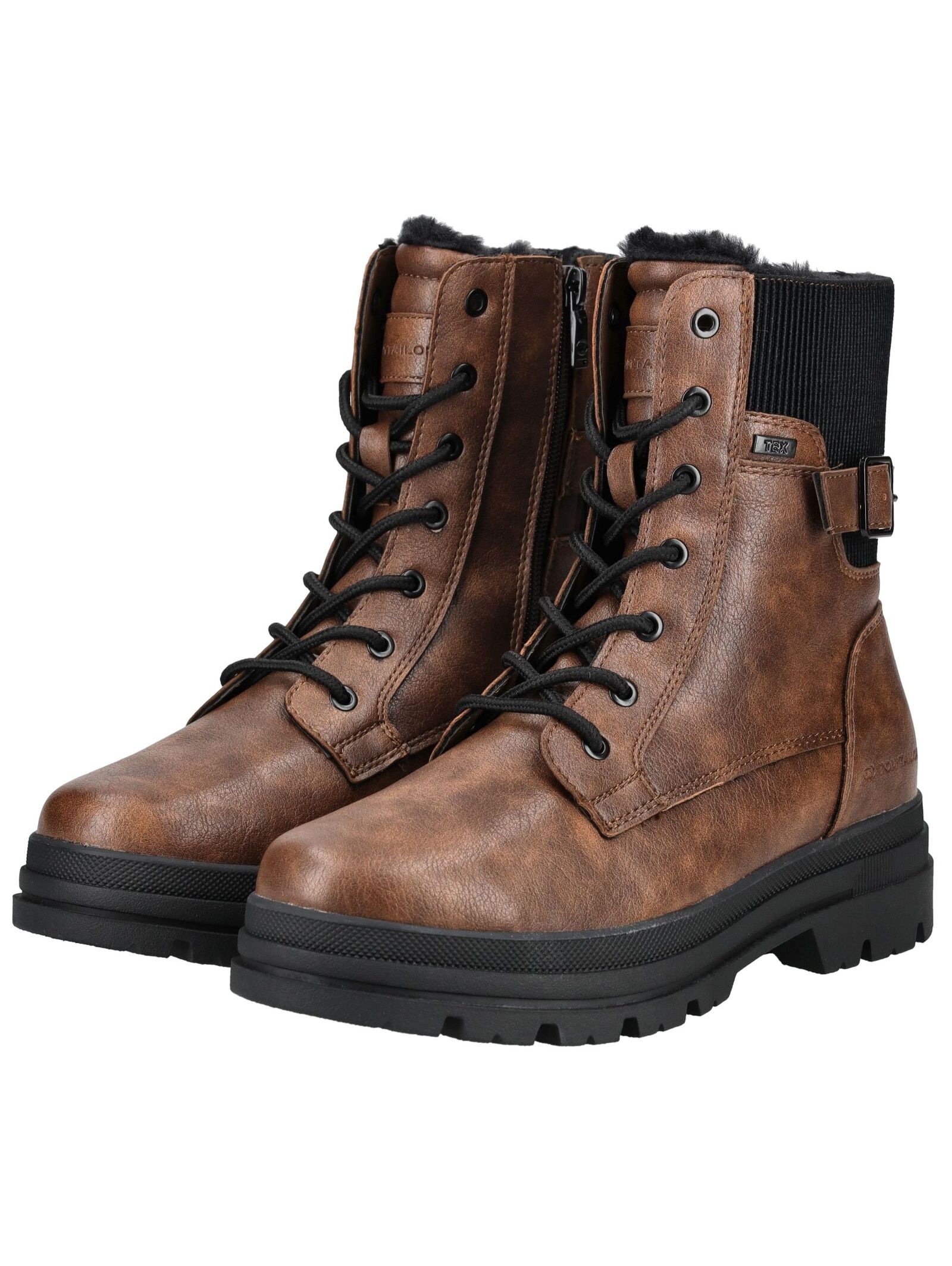 TOM TAILOR Schnürstiefelette »Tom Tailor Stiefelette Lederimitat«