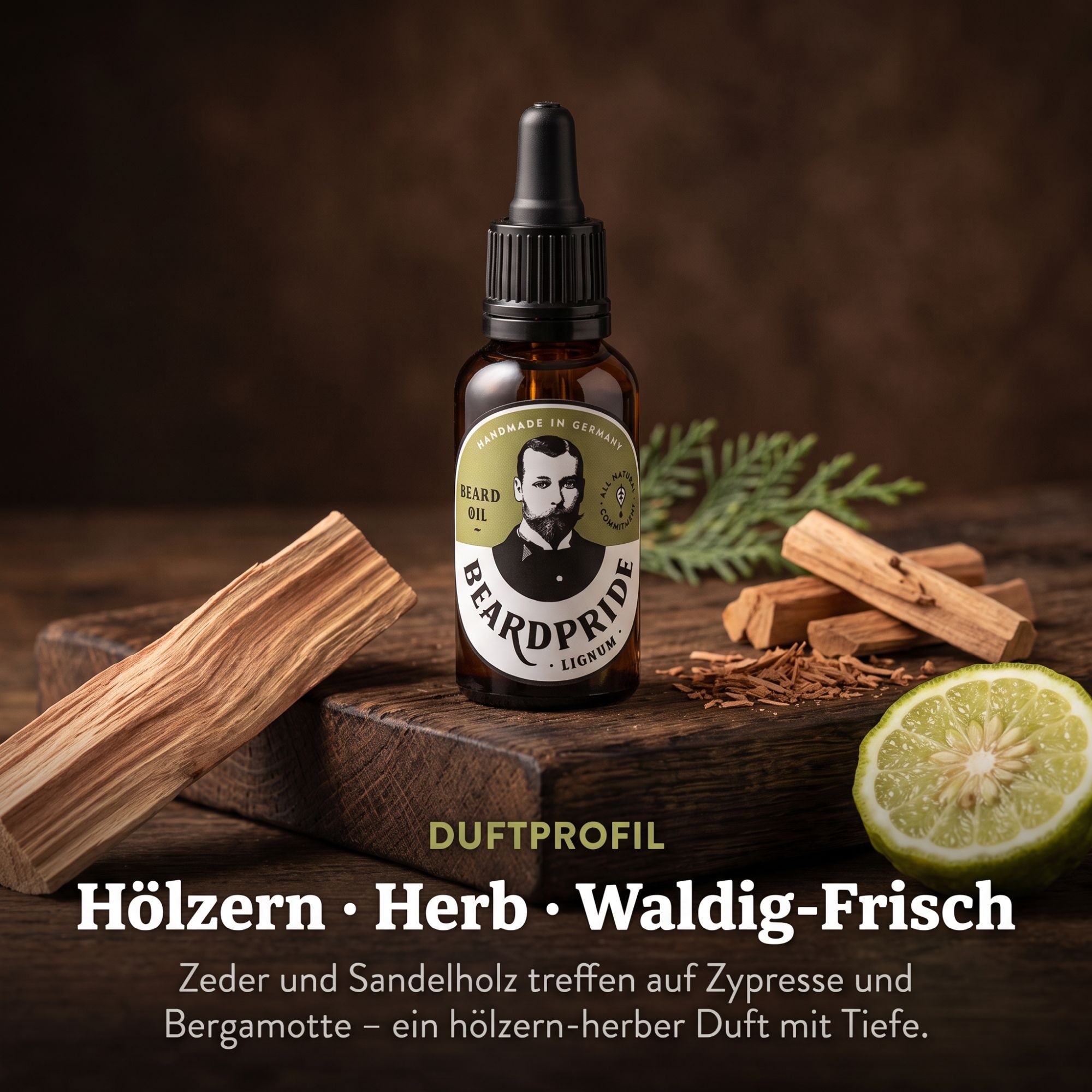 Beardpride Bartöl »Lignum«