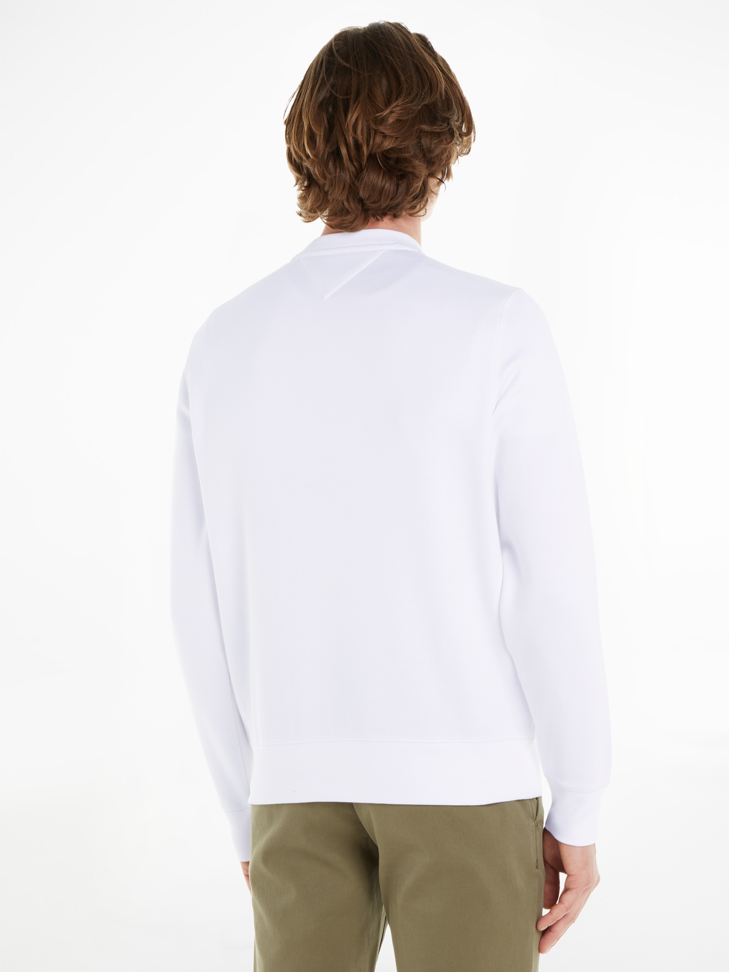 Tommy Hilfiger "TOMMY LOGO SWEATSHIRT mit Rundhals und Stickerei", unifarbe günstig online kaufen