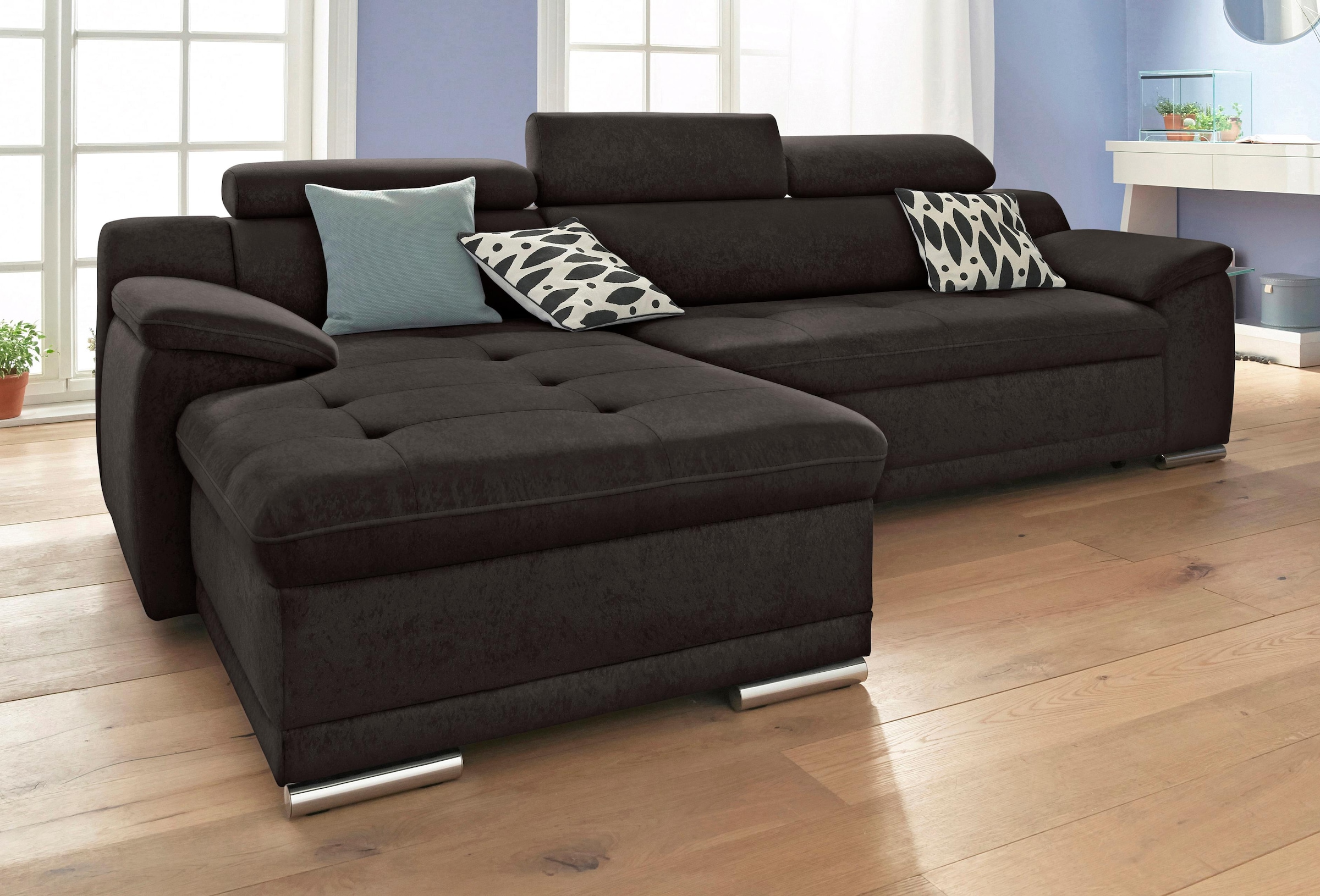 sit&more Sit&more Ecksofa »Andiamo L-Form« pato...