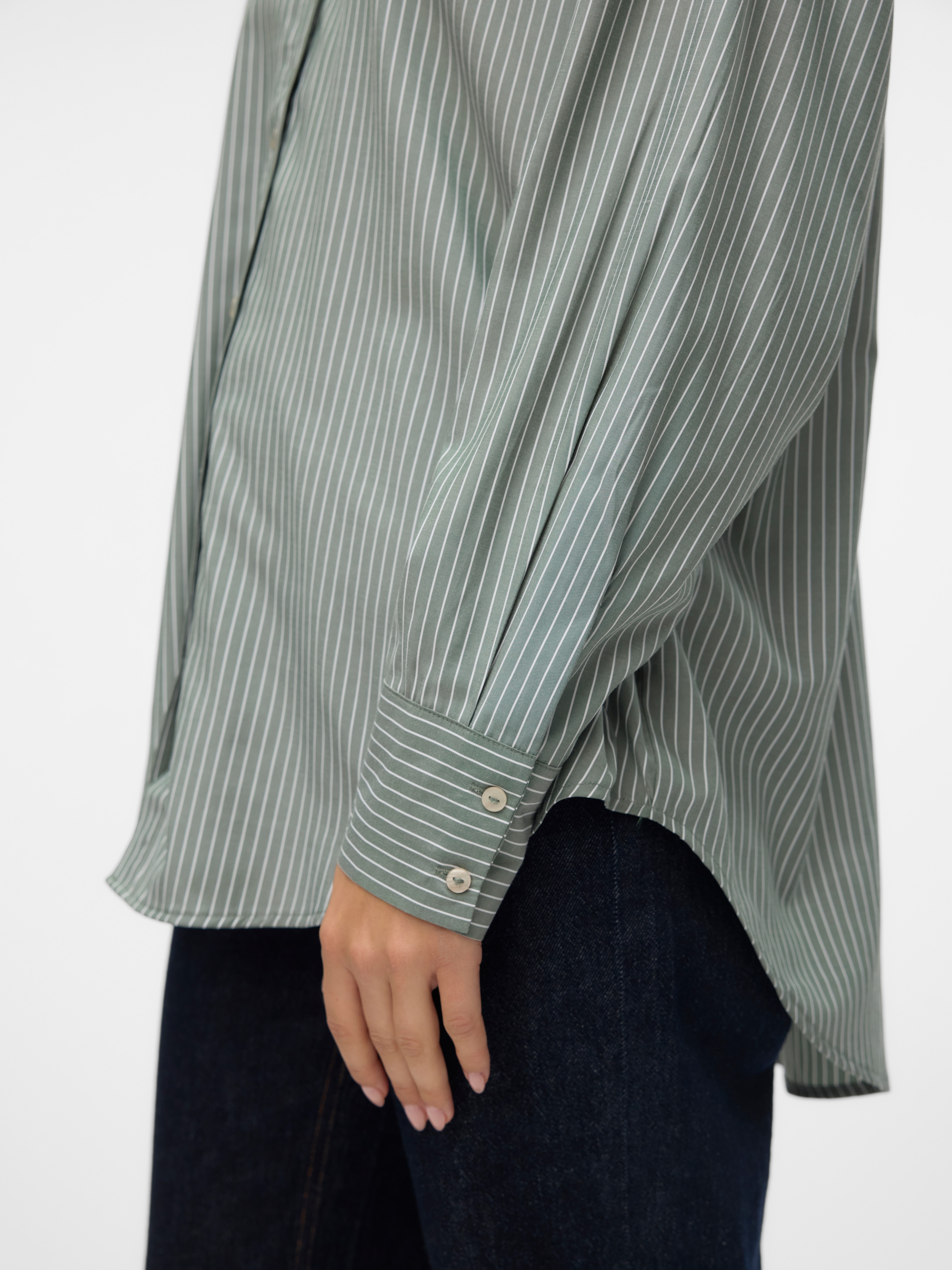 Vero Moda Langarmbluse "VMNORA LS OVERSIZE SHIRT WVN GA NOOS" günstig online kaufen