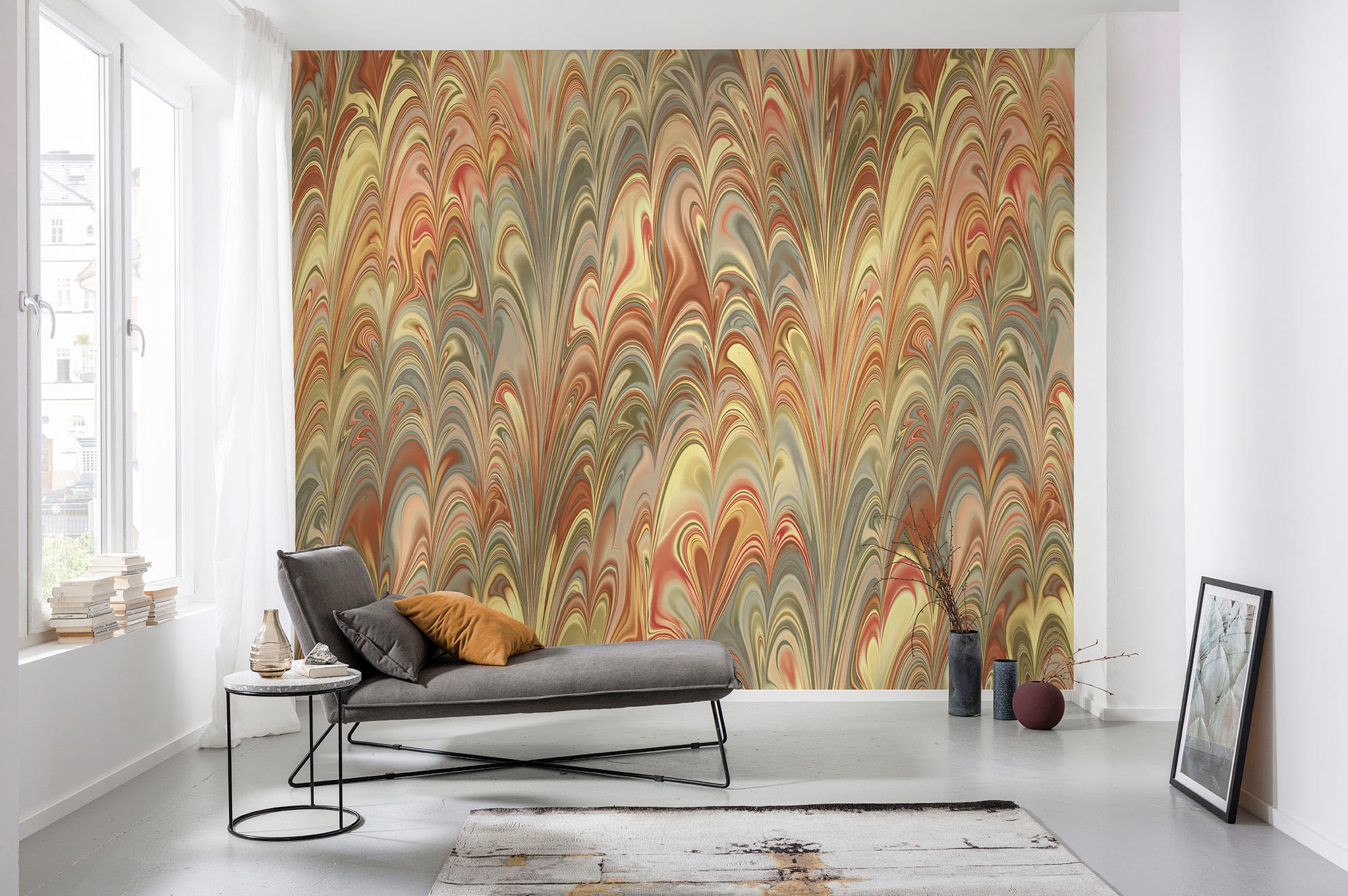 Komar Vliestapete »Digitaldruck Vlies - Club Circles - Größe 300 x 250 cm«, bedruckt, Wohnzimmer, Schlafzimmer
