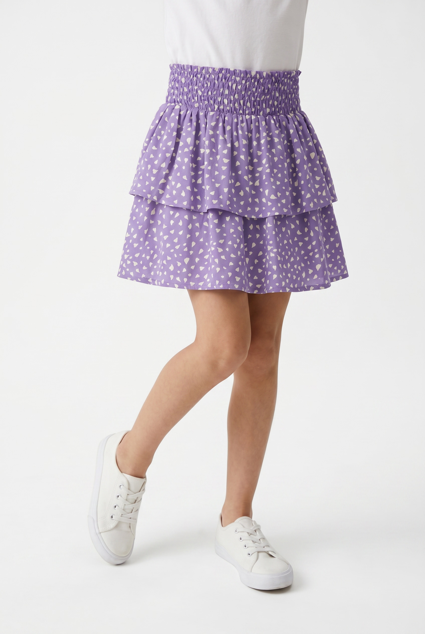 TOM TAILOR Volantrock mit Allover-Floralmuster