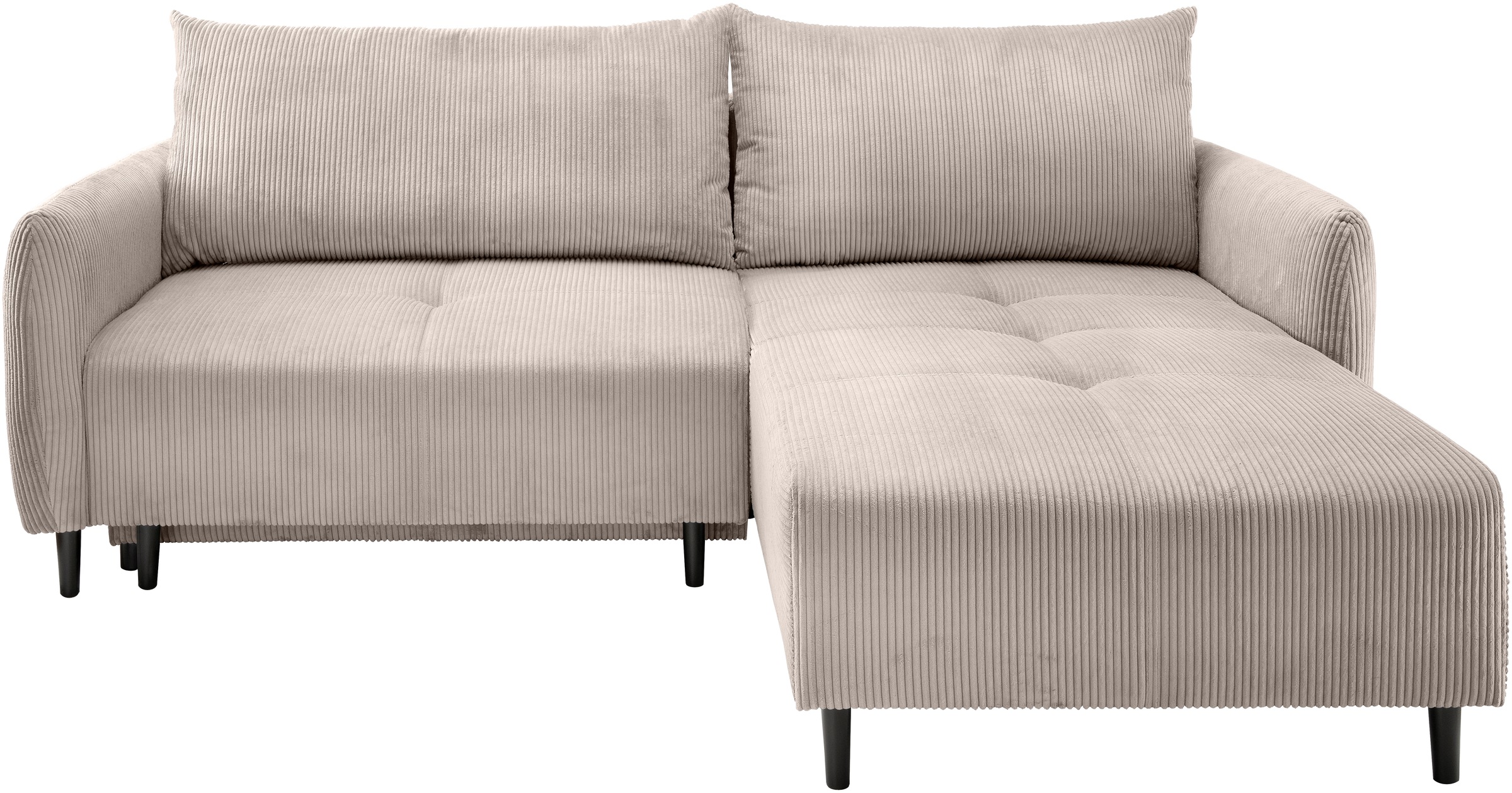 Home affaire Ecksofa "Mara, L-Form, aktueller Cord Bezug und tolle Farben, günstig online kaufen