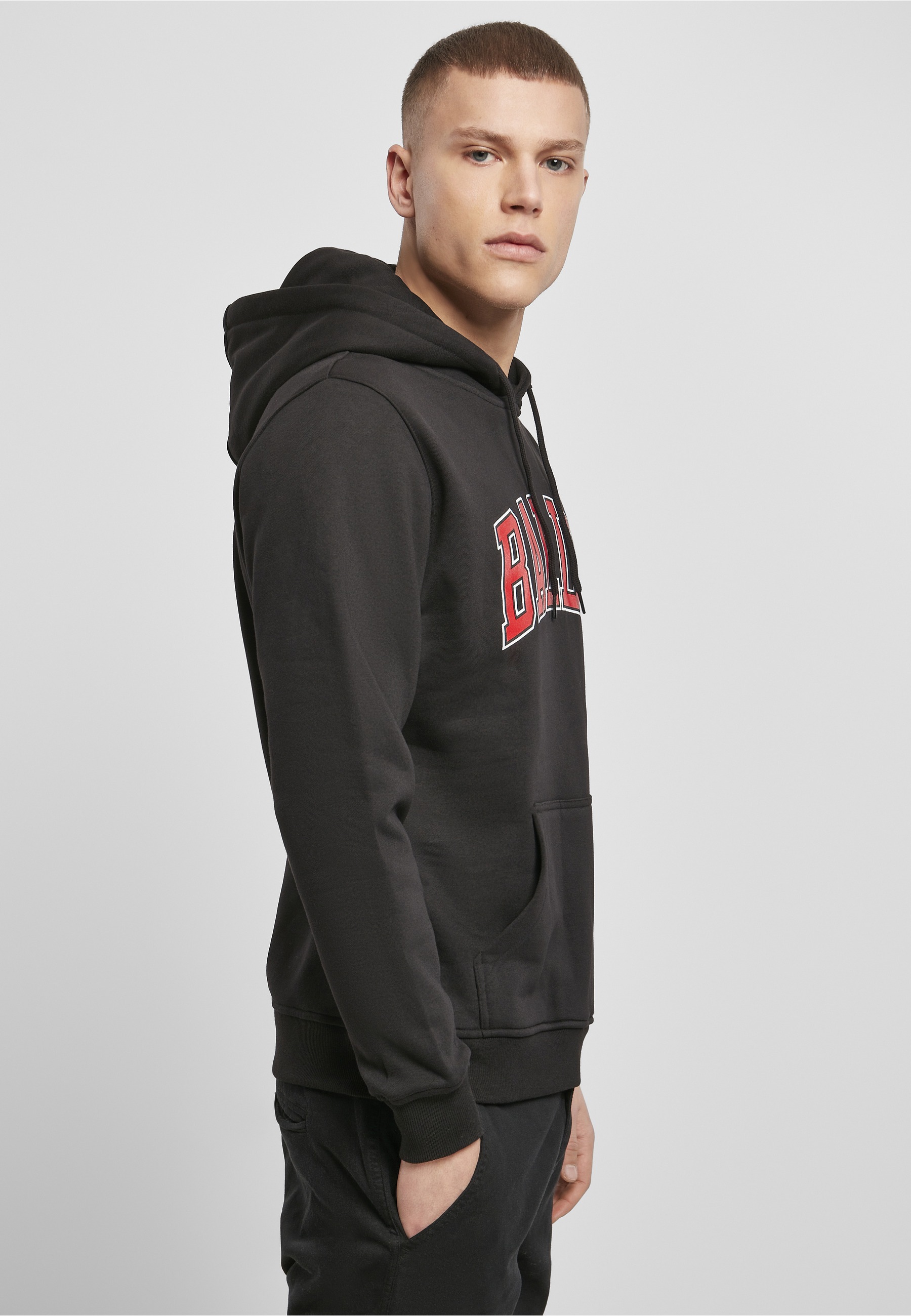 MisterTee Rundhalspullover »MisterTee Herren Ballin 23 Hoody« 1 Stk.