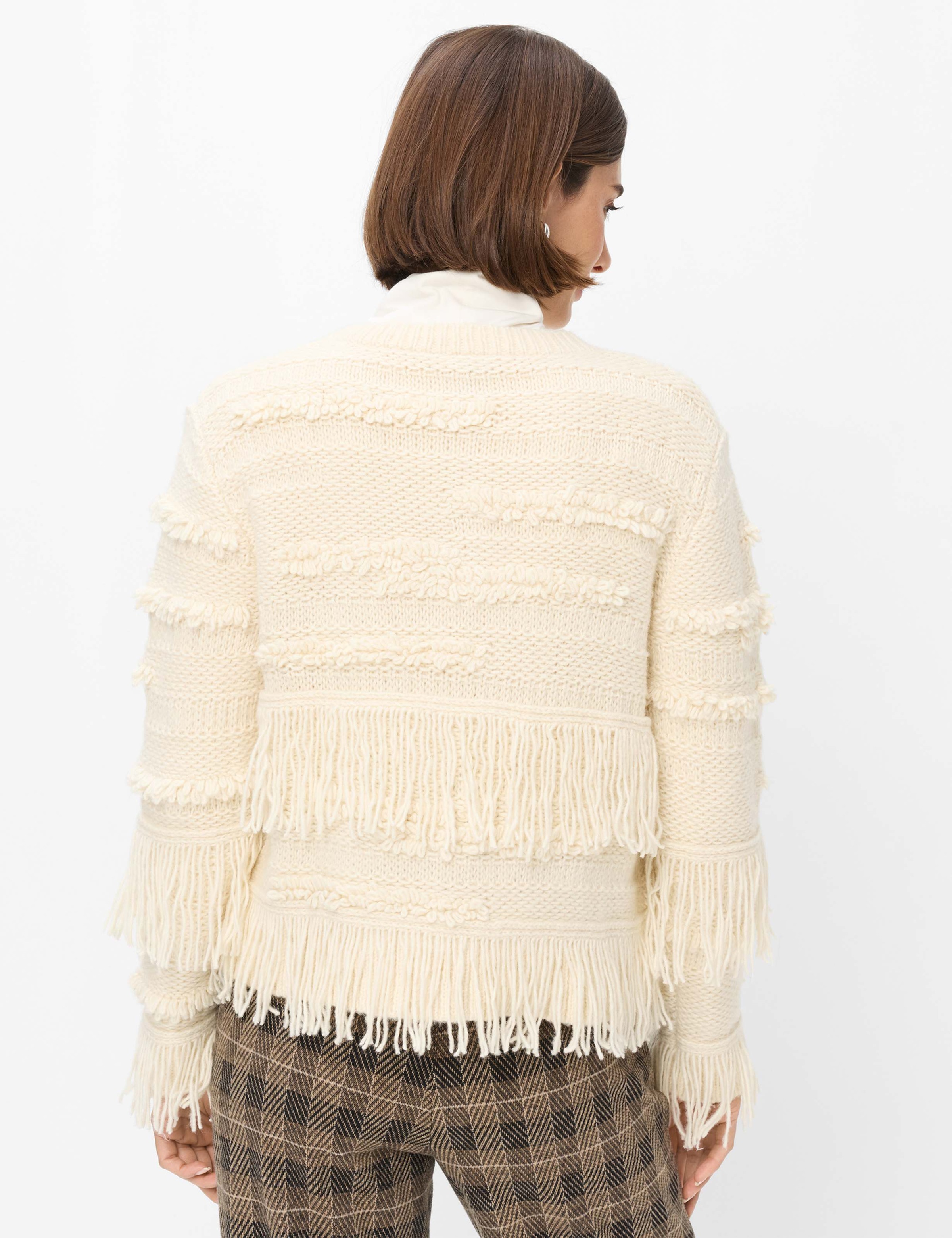 Brax Cardigan »Style AMELIE« Fancy Knit: Cardigan im Baumwolle-Wollmix