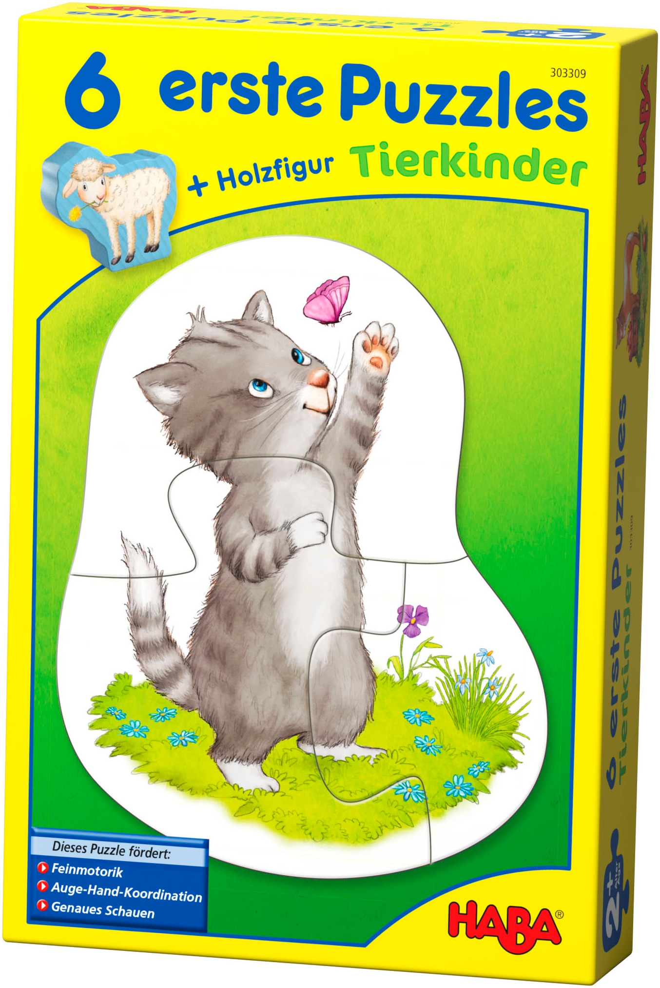 Puzzle »Tierkinder«