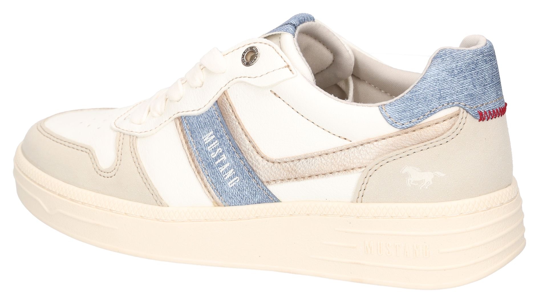 Mustang Shoes Sneaker, Retro Sneaker, Schnürschuh in schöner Farbkombination