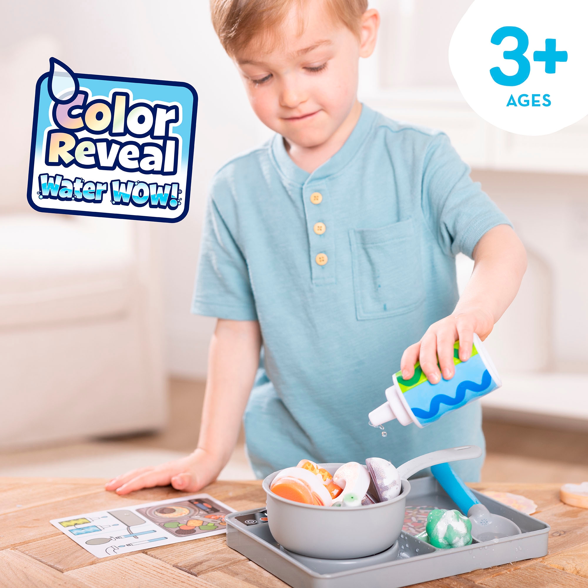 Spin Master Kinder-Küchenset »Melissa & Doug Water WOW«, mit Farbwechseleffekt