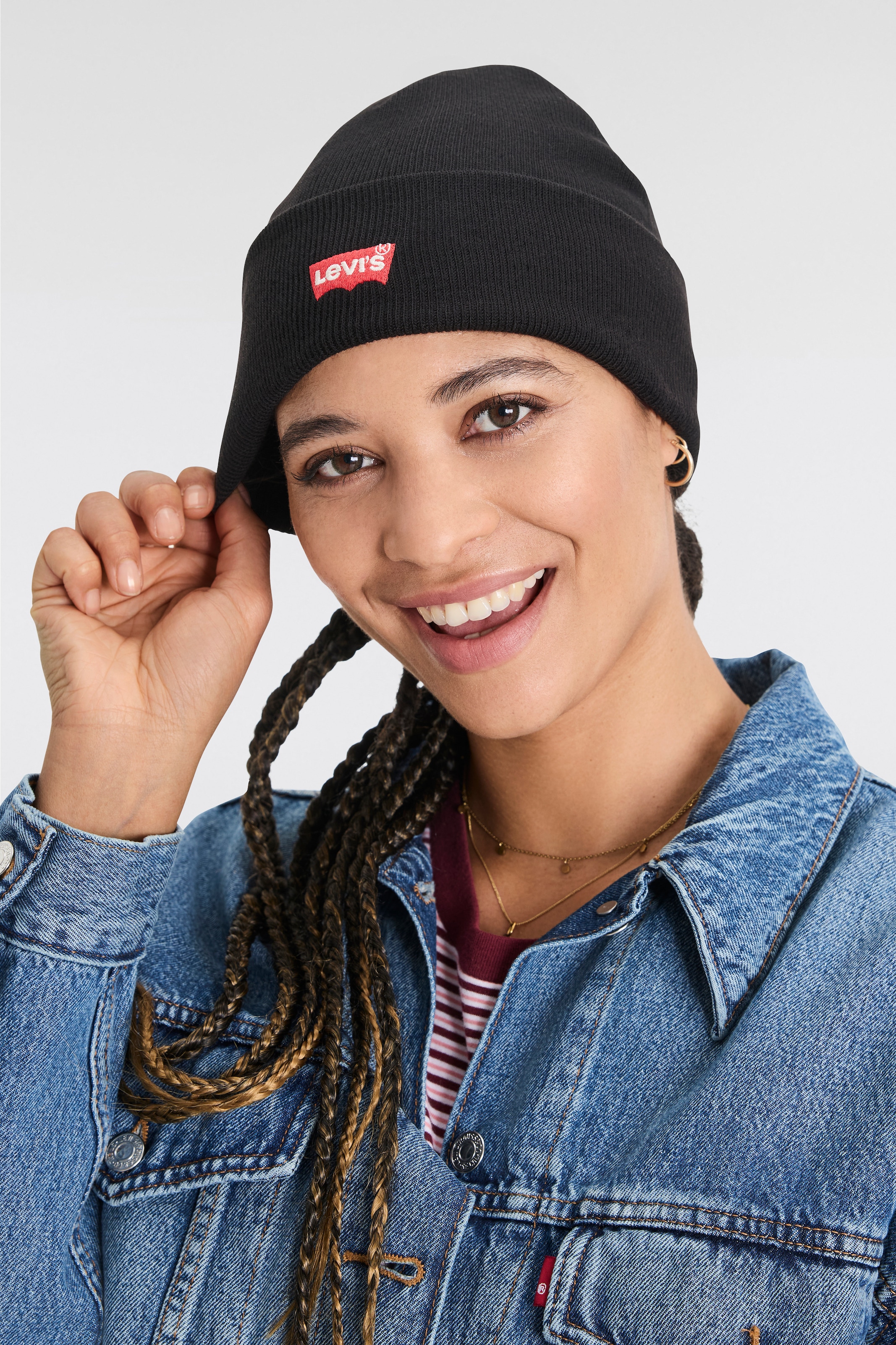 Levi's® Beanie »Beanie Red Betwing«, (1 St.)