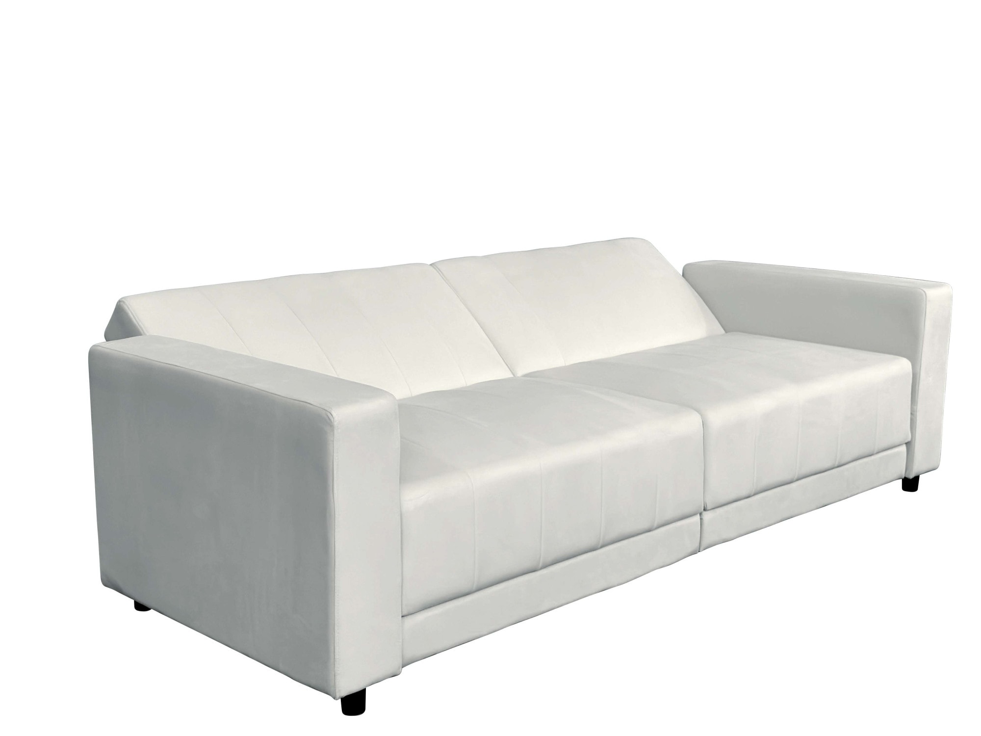 Dorel Home 3-Sitzer »Allie II Schlafsofa 225 cm«, Bett-Funktion (108/190cm), Rückenlehne 2-teilig, mit Steppung