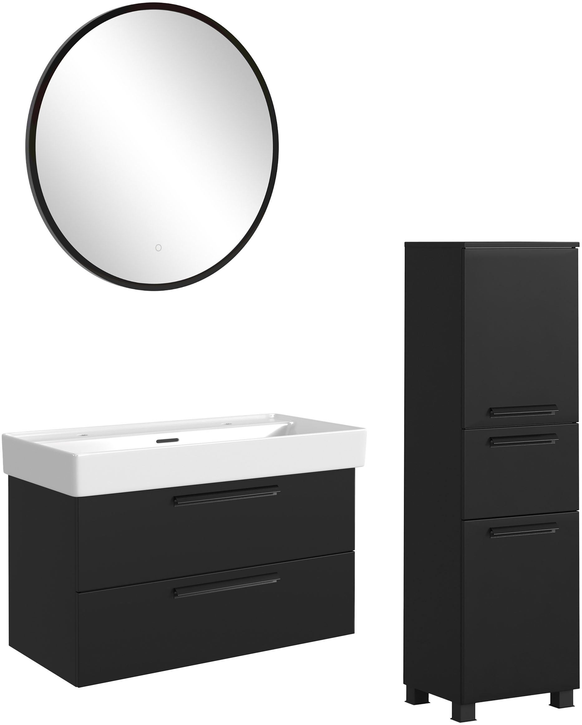 welltime Badmöbel-Set "SALVADA, 3tlg-Set, gedämpfte Scharniere, Softclose, günstig online kaufen