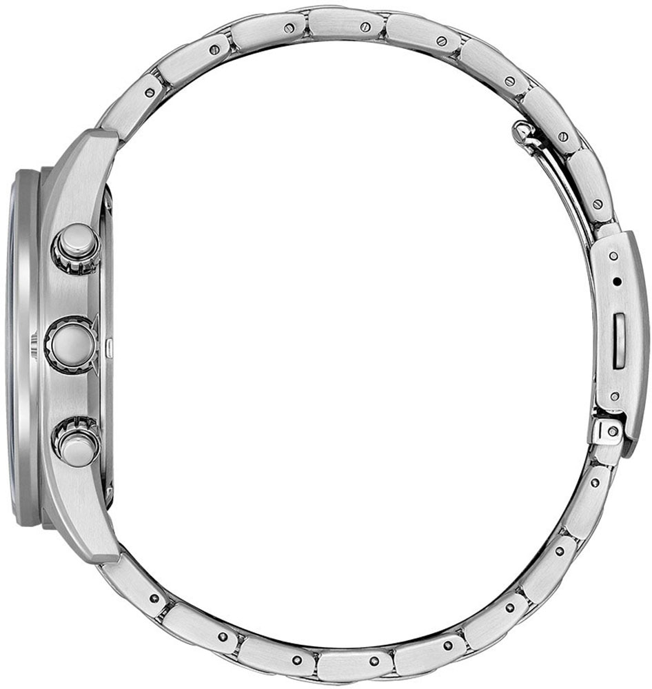 Citizen Chronograph, Armbanduhr, Herrenuhr, Solar, Stoppfunktion, Edelstahlarmband