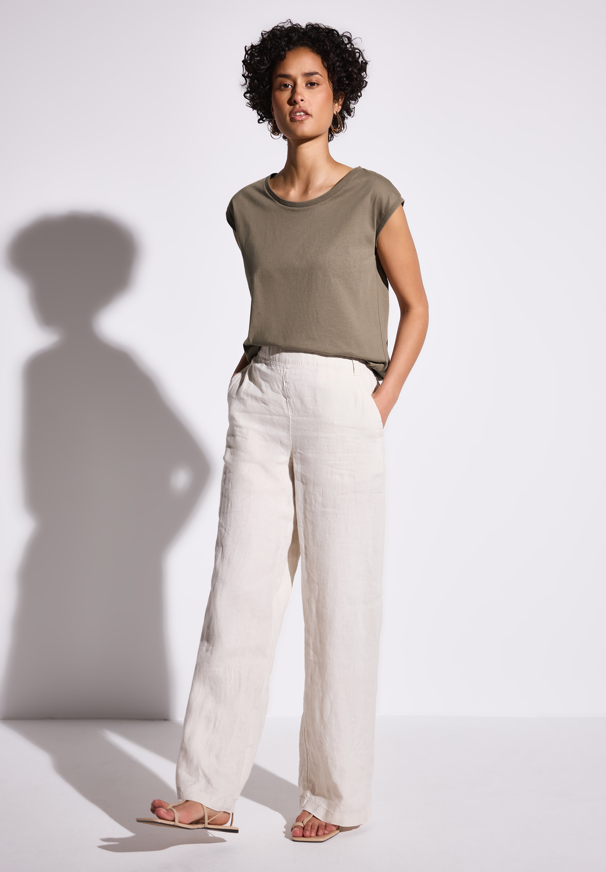 STREET ONE T-Shirt, aus reiner Baumwolle