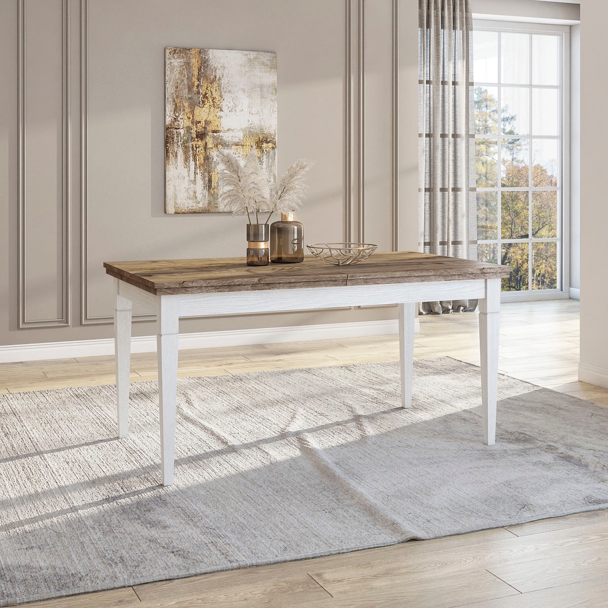 Home affaire Esstisch »Evora«, Breite 160 cm, verlängerbar auf 240 cm